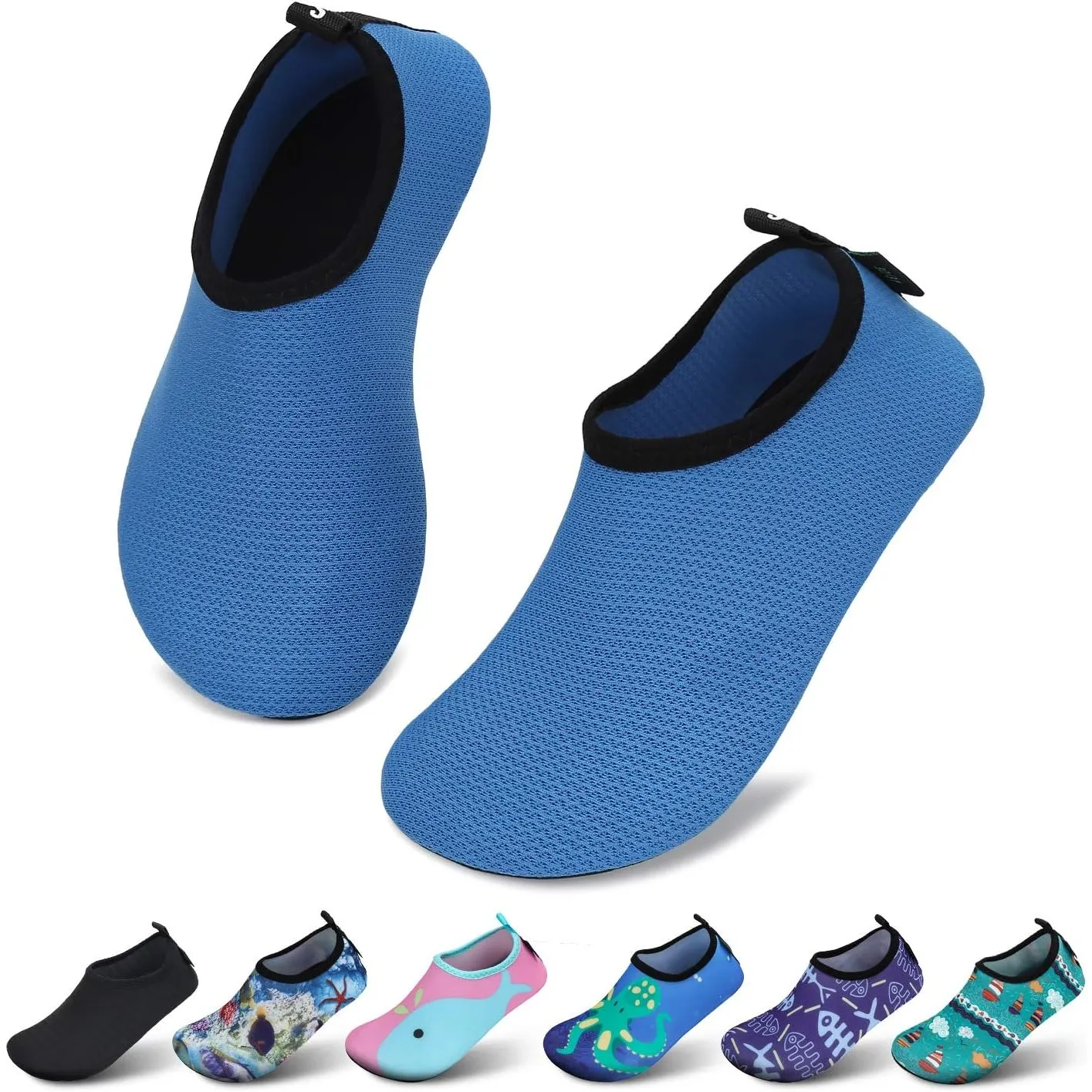 SAGUARO Kinder Badeschuhe Mädchen Schwimmschuhe Junge Schnell Trocken Outdoor Aqua Schuhe Pool Yoga，21-35EU