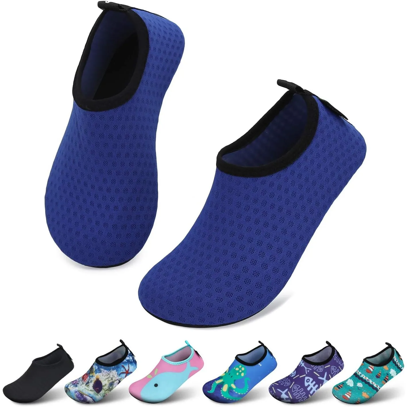 SAGUARO Kinder Badeschuhe Mädchen Schwimmschuhe Junge Schnell Trocken Outdoor Aqua Schuhe Pool Yoga，21-35EU