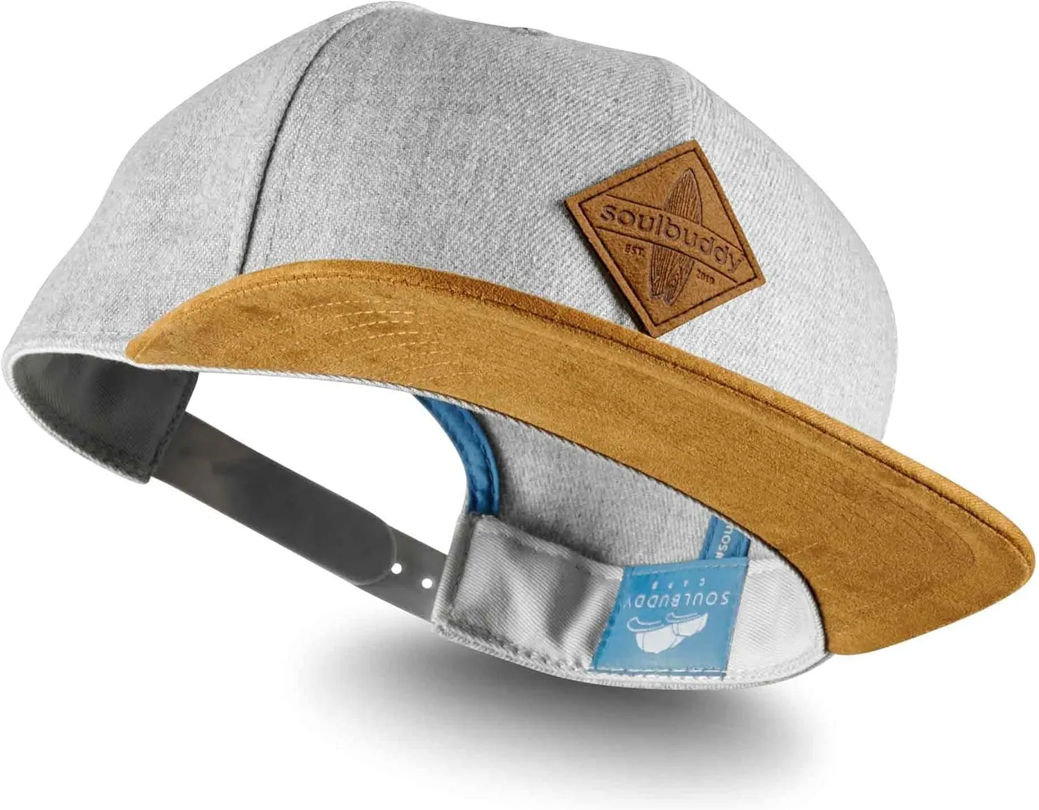 Soulbuddy Snapback Cap Herren & Damen – Basecap Unisex - Verstellbarer Snapback-Verschluss – Bequeme Streetwear Kappe -…