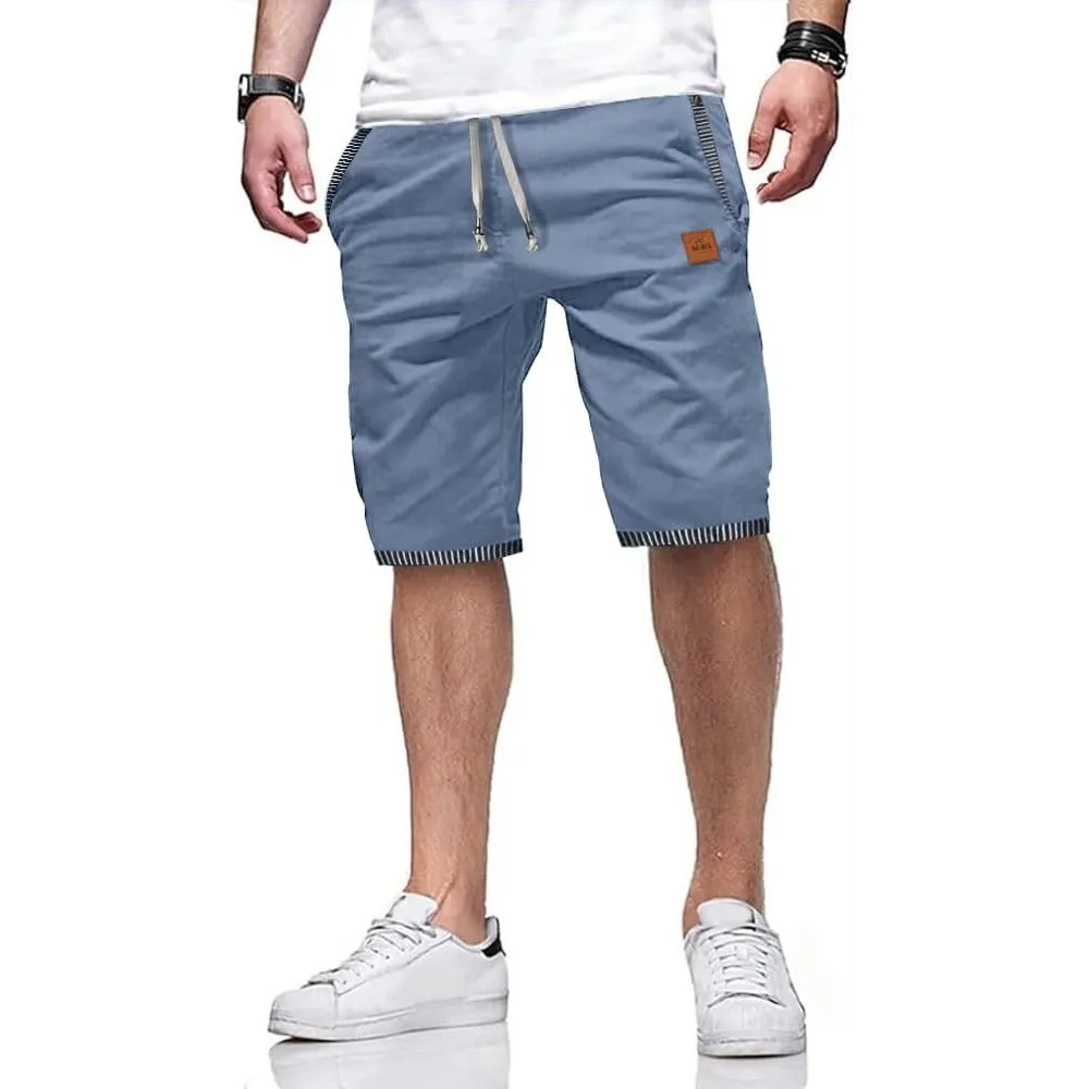ZOXOZ Kurze Hosen Herren Shorts Herren Sommer Freizeit Chino Stretch Baumwolle mit Taschen