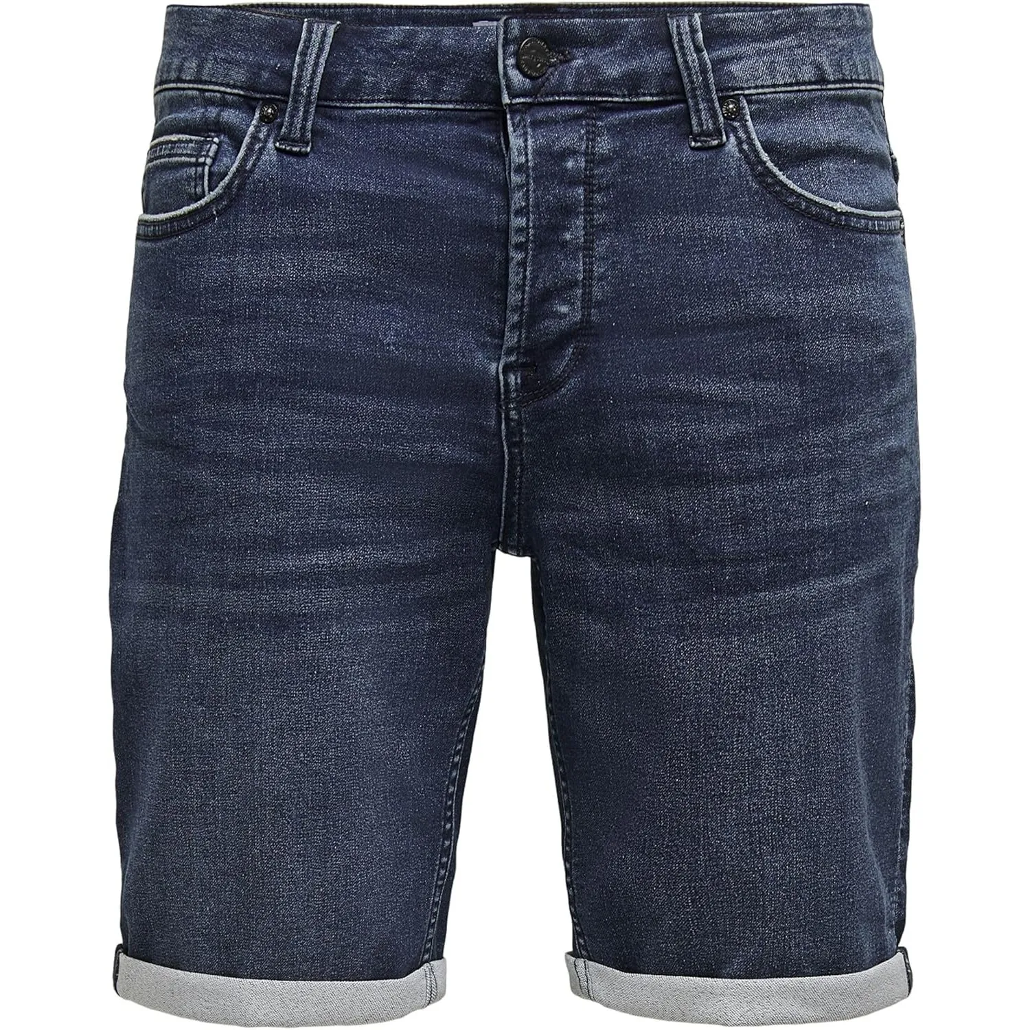 Herren O&S Denim Capri Jeans Shorts 3/4 Bermuda Pants Sommer Hose Kurze Freizeit Trousers ONSPLY
