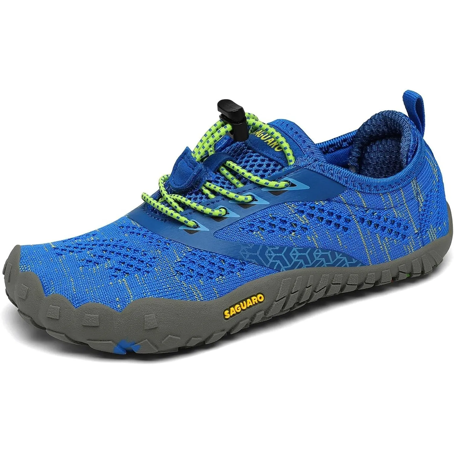 SAGUARO Kinder Barfußschuhe Atmungsaktiv rutschfest Wanderschuhe Leicht Weich Sportschuhe Laufschuhe, Gr.24-36