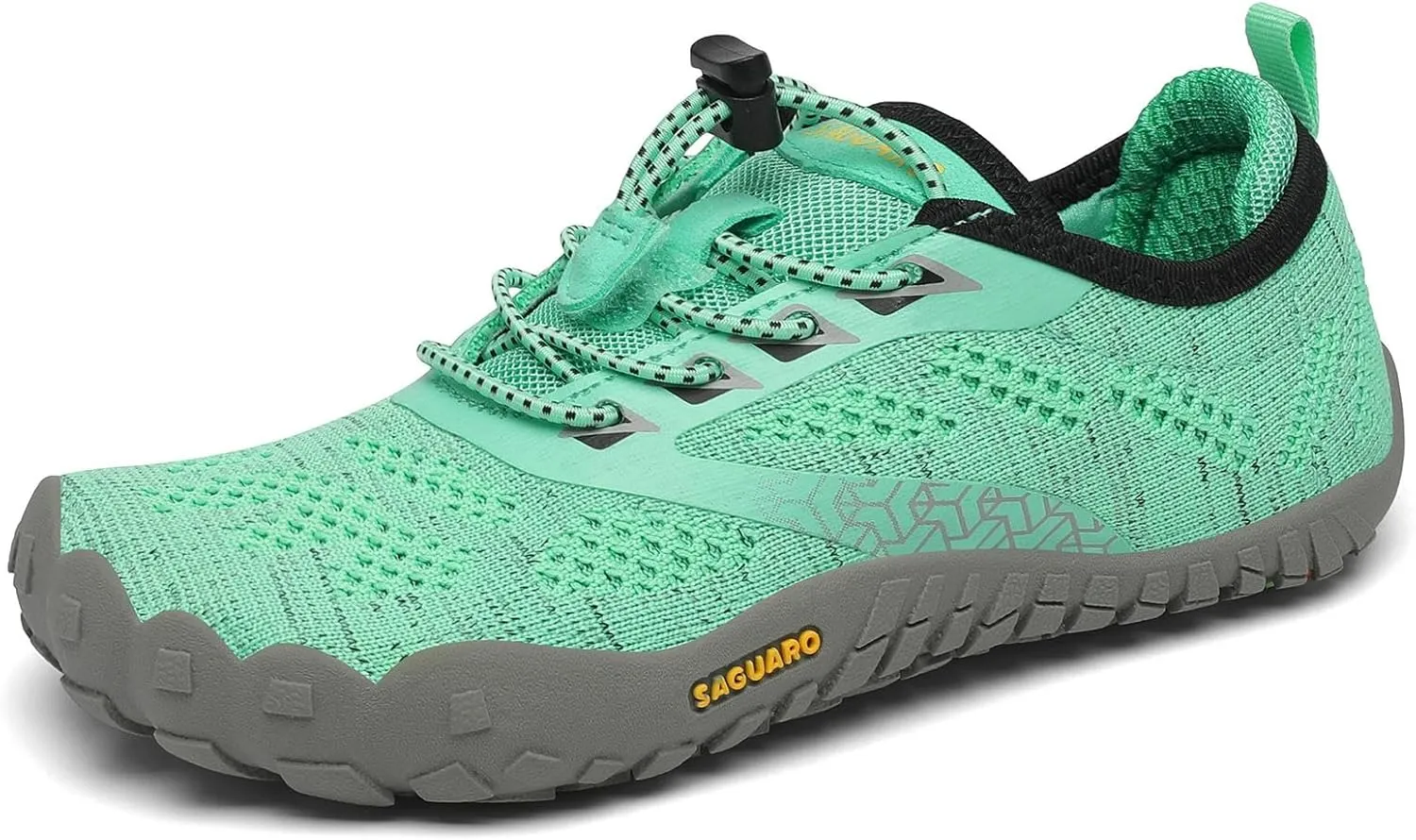 SAGUARO Kinder Barfußschuhe Atmungsaktiv rutschfest Wanderschuhe Leicht Weich Sportschuhe Laufschuhe, Gr.24-36