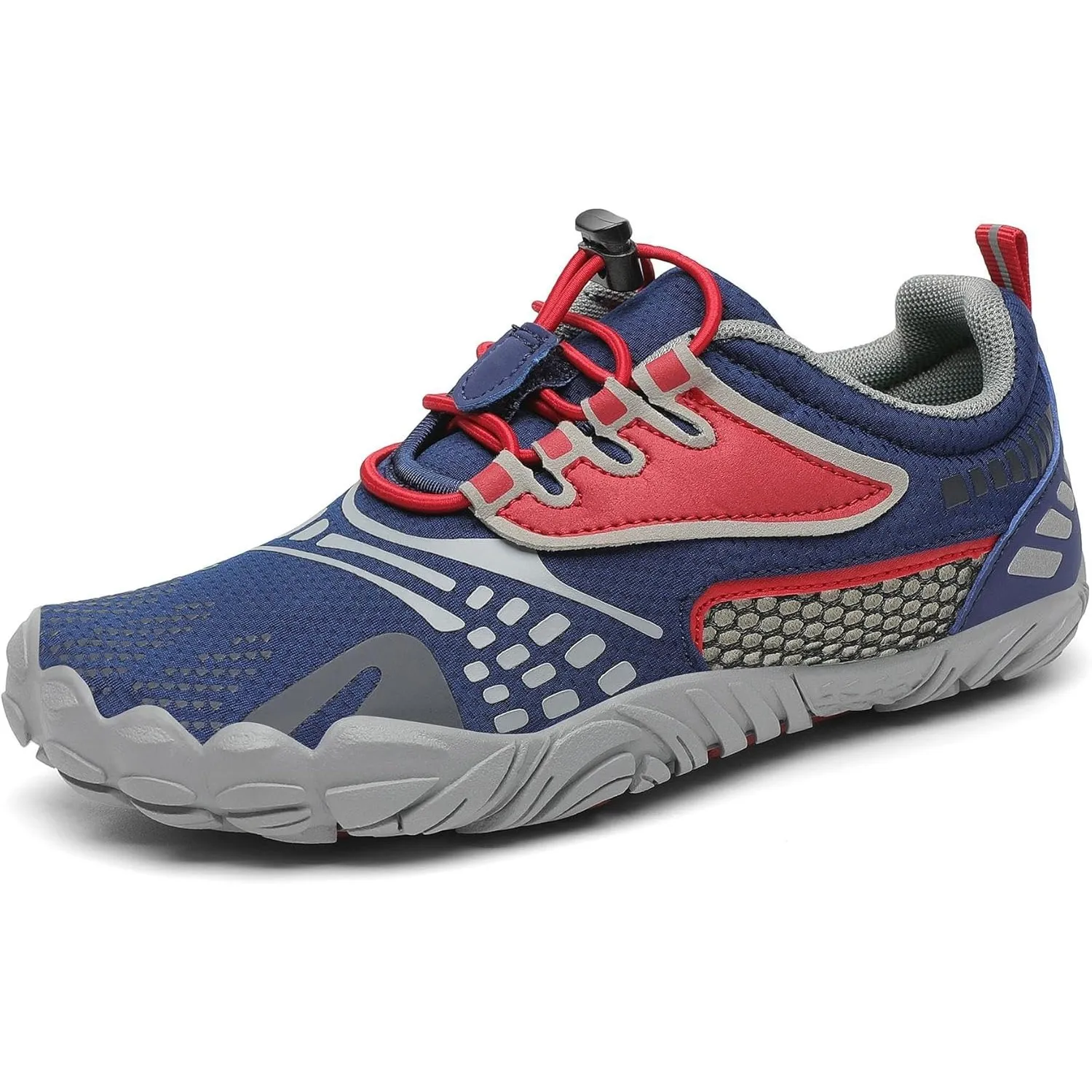 SAGUARO Kinder Barfußschuhe Atmungsaktiv rutschfest Wanderschuhe Leicht Weich Sportschuhe Laufschuhe, Gr.24-36