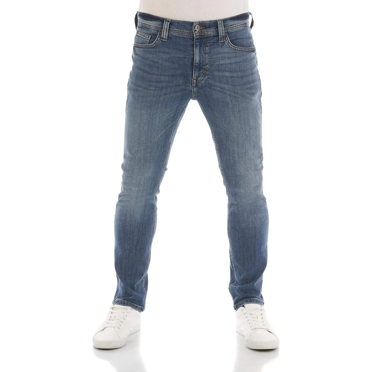 MUSTANG Jeans Herren Stretch Slim Fit Vegas Jeanshose Hose Denim