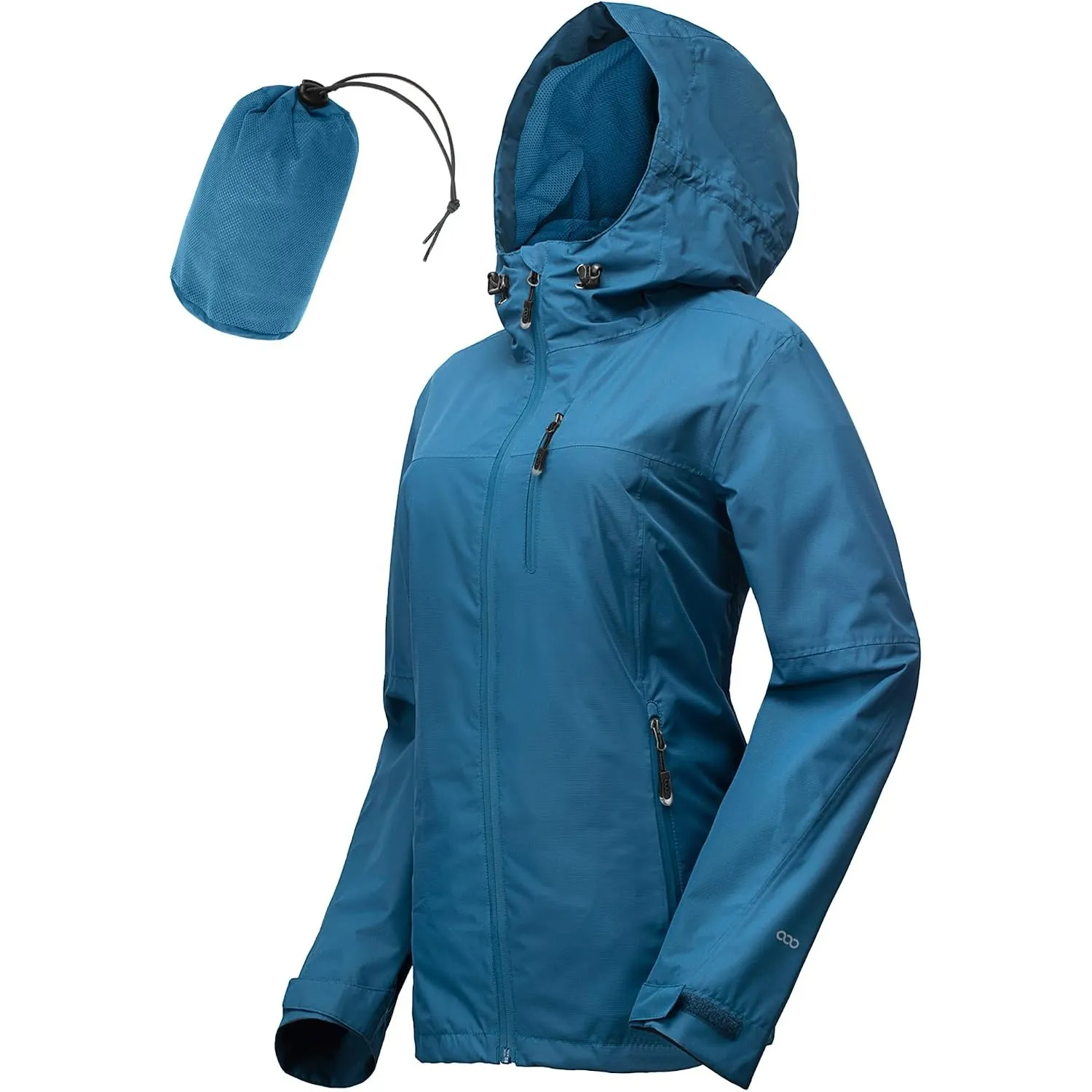 33,000ft Regenjacke Damen Wasserdicht Packbar Fahrradjacke Übergangsjacke