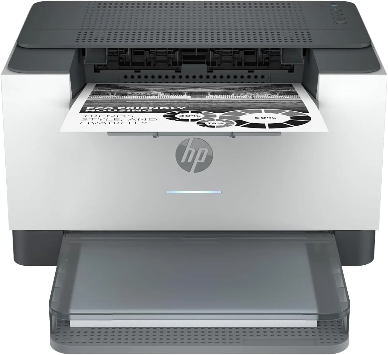 HP LaserJet M209dw Laserdrucker Schwarzweiß, Beidseitiger Druck, Dual-Band Wi-Fi, USB, Smart App, LED Bedienfeld