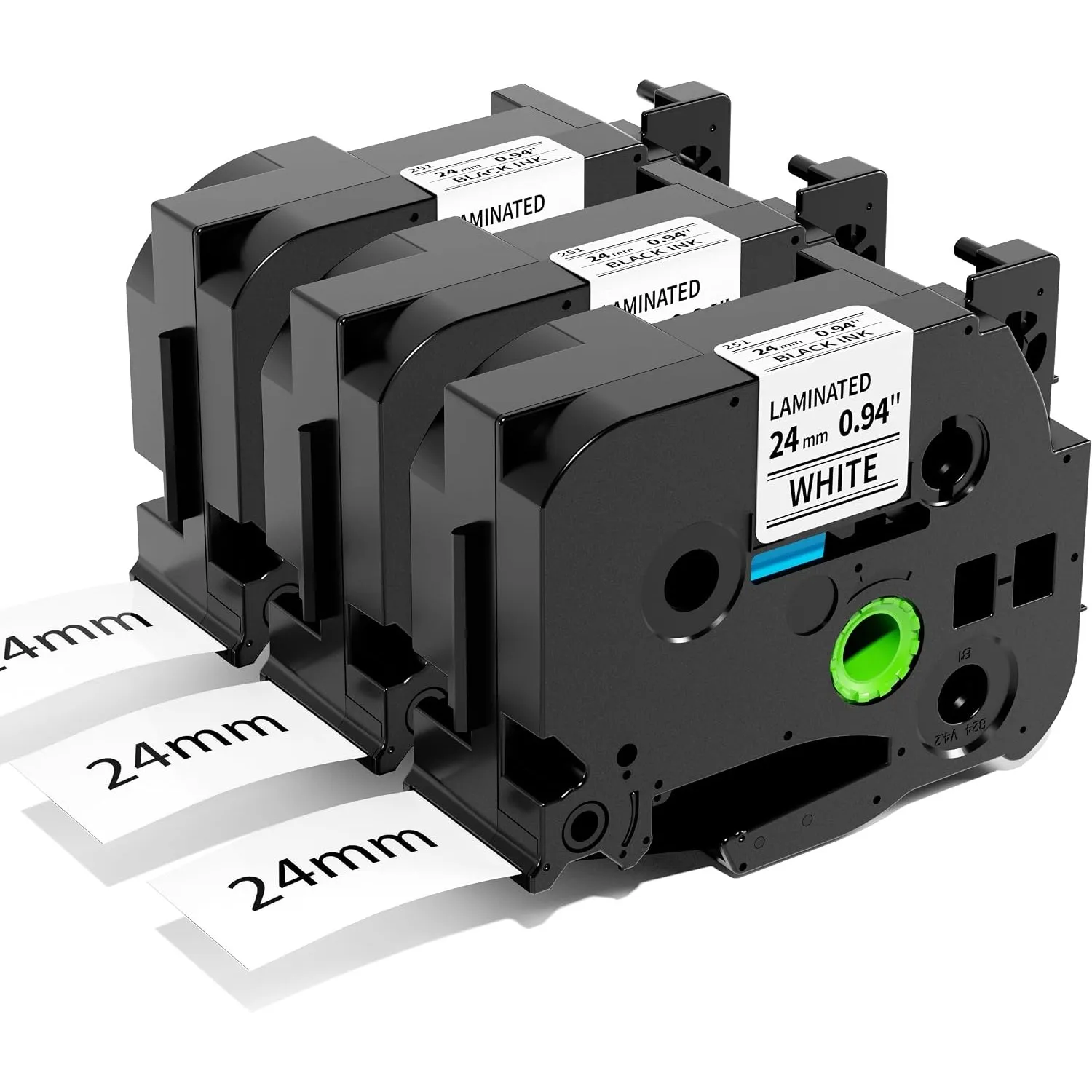 Aken TZ-251 24mm Schriftband Kompatibel mit Brother P-touch Bänder TZe 24mm