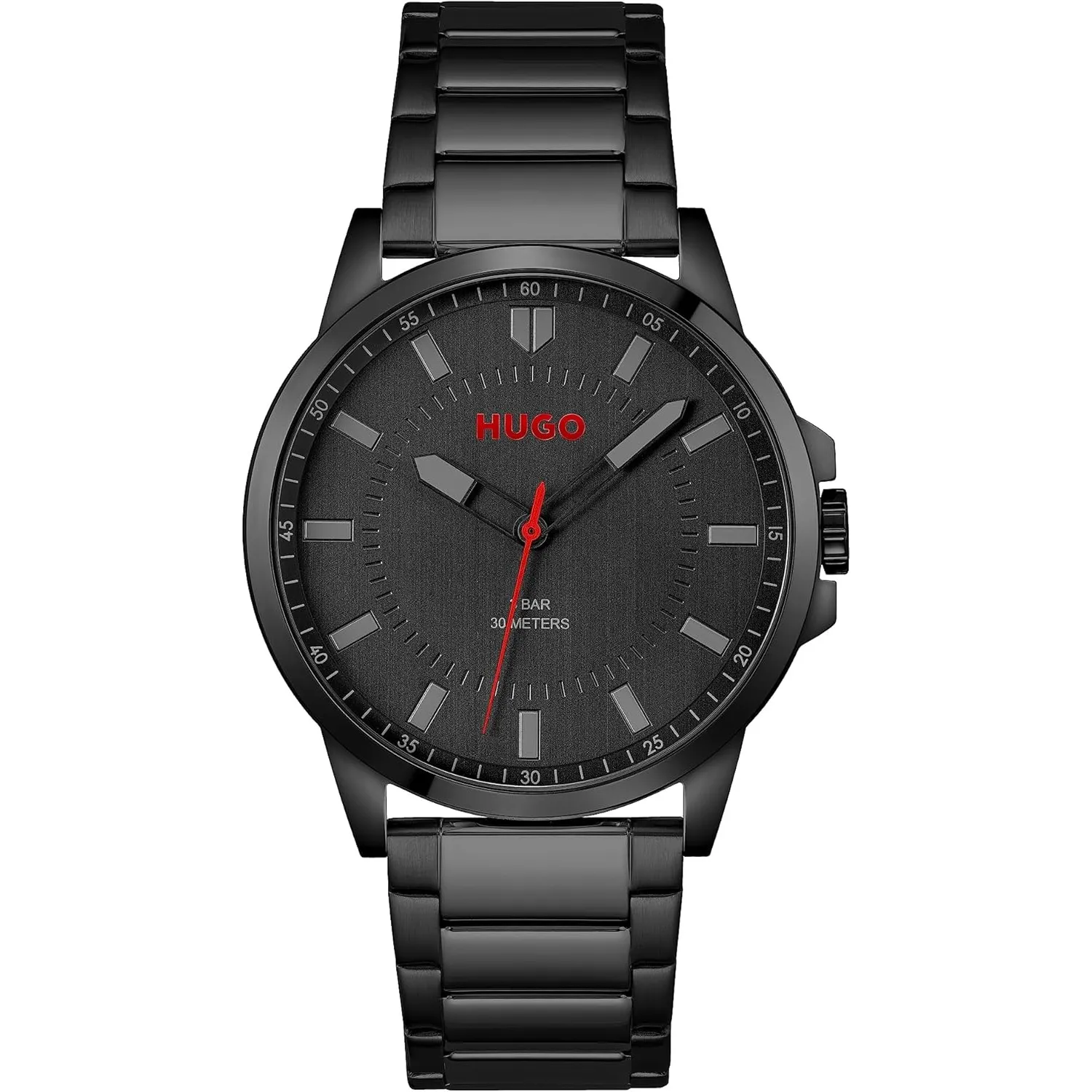 HUGO Analog Quarzuhr für Herren #First-Kollektion - Erhältlich mit Edelstahl- oder Lederarmband