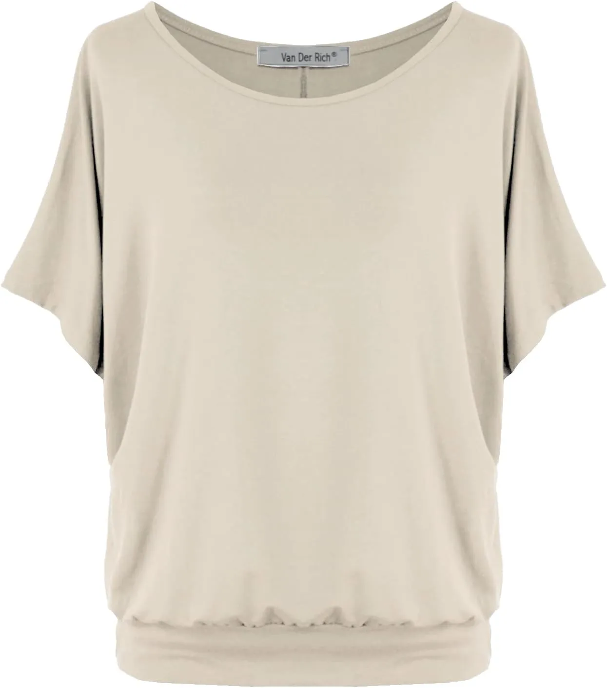 Van Der Rich ® - Oversize T-Shirt mit Fledermausärme - Damen