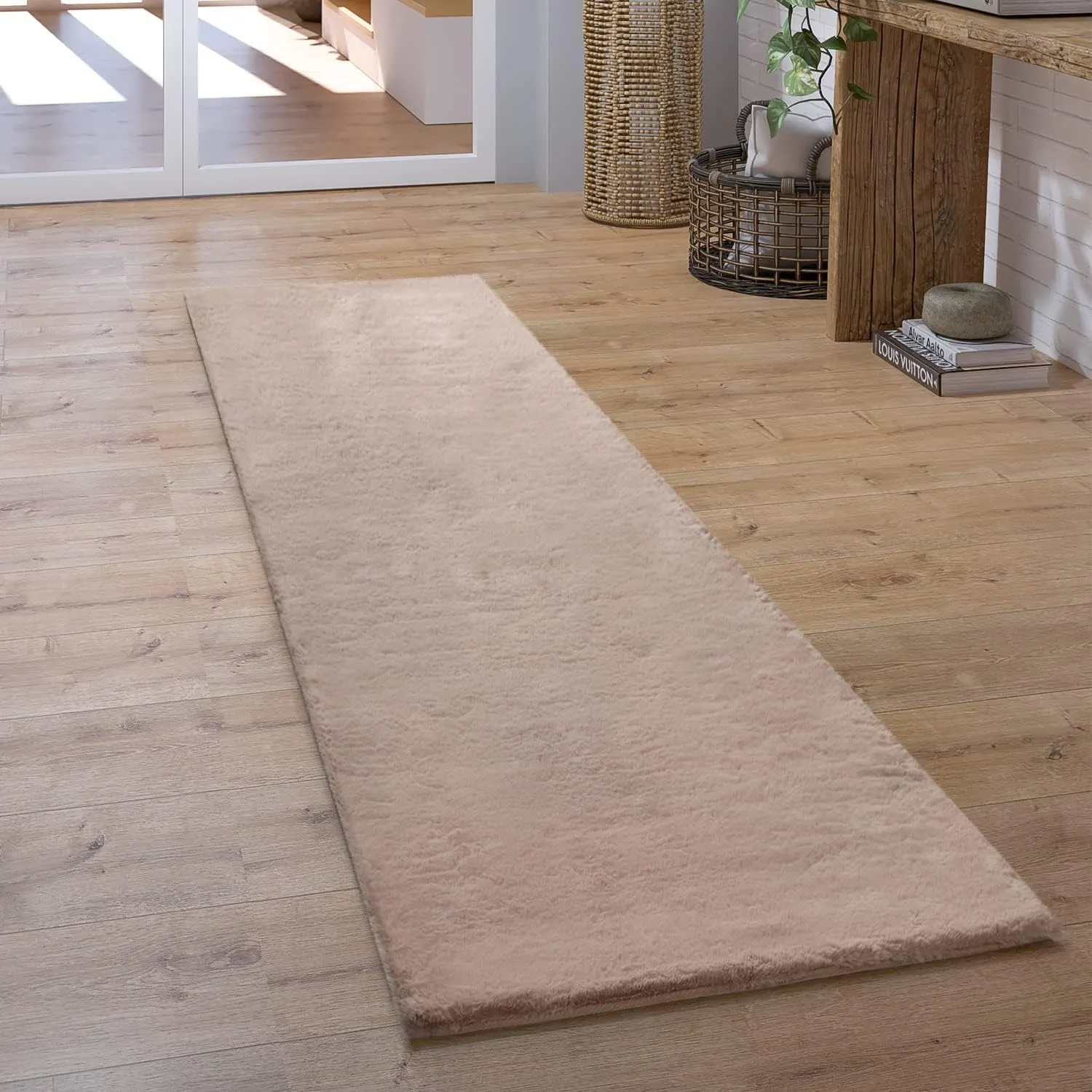 Paco Home Hochflor Teppich Wohnzimmer Schlafzimmer Shaggy Modern Flauschiger Fellteppich Weich Fell Imitat Kunstfell Ei…