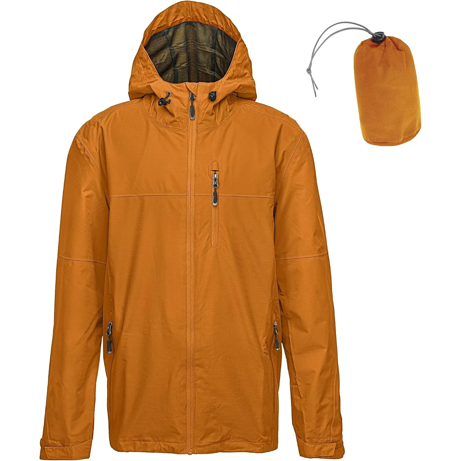 33,000ft Regenjacke Herren Wasserdicht Atmungsaktiv Packbare Leichte Jacke