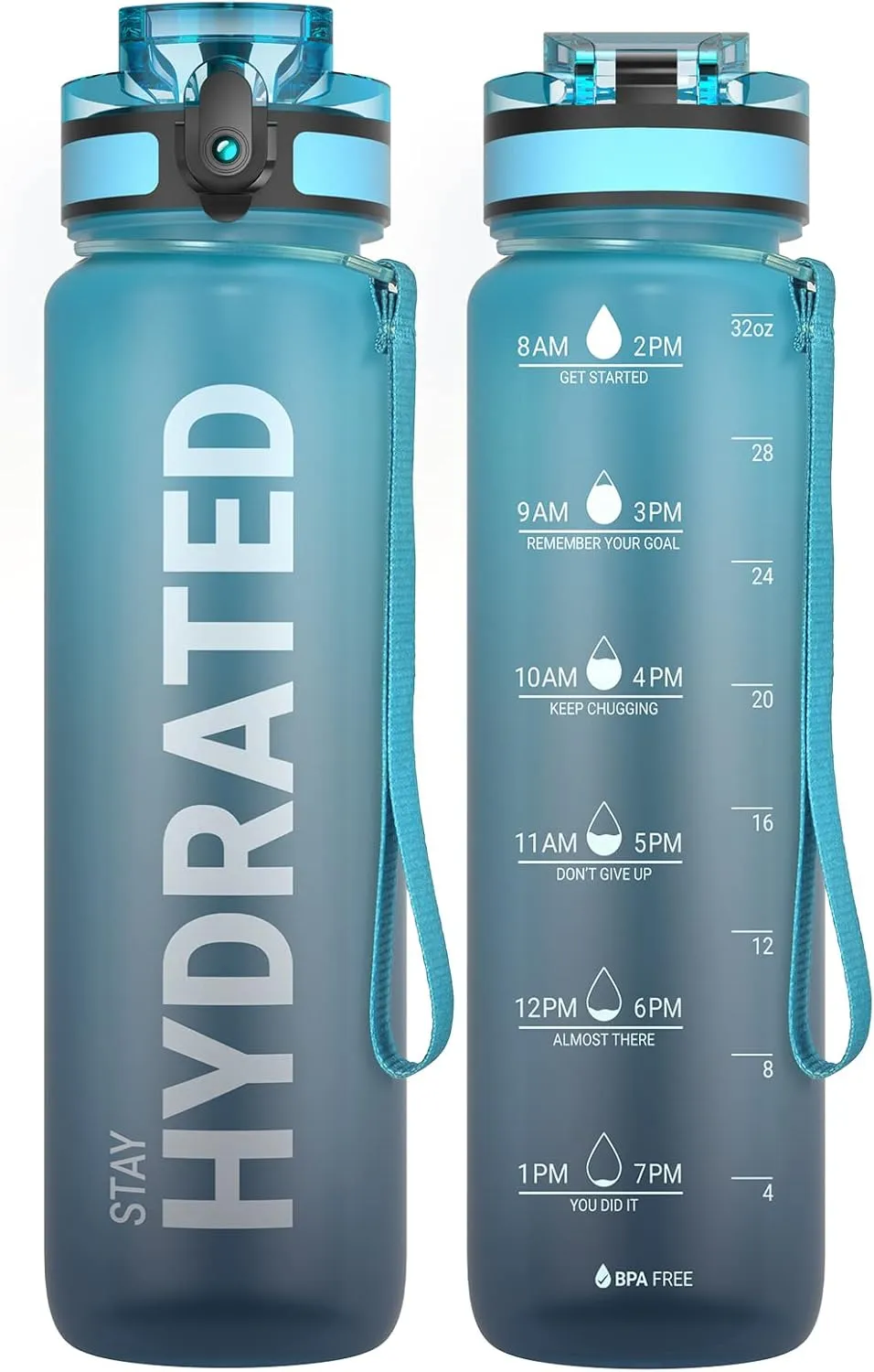 Sahara Sailor Water Bottle, Sports Water Bottle, (BPA-Free Tritan) 1L/500 ml/750 ml, Leak-Proof Sports Water Bottle, Sp…