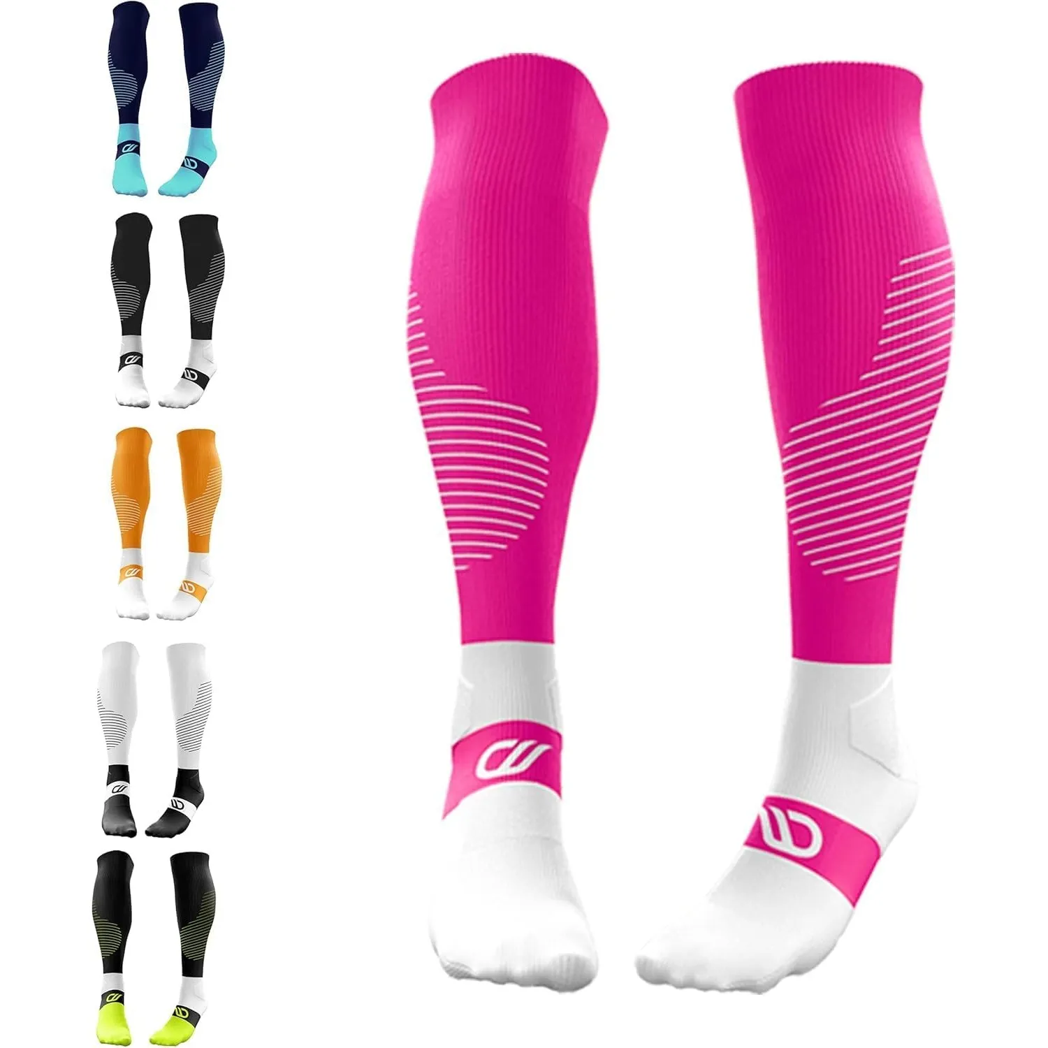 RUNSTARS Kompressionssocken für Sport, Laufen, Marathon und Triathlon I Premium Laufsocken mit gleichmäßiger Kompressio…
