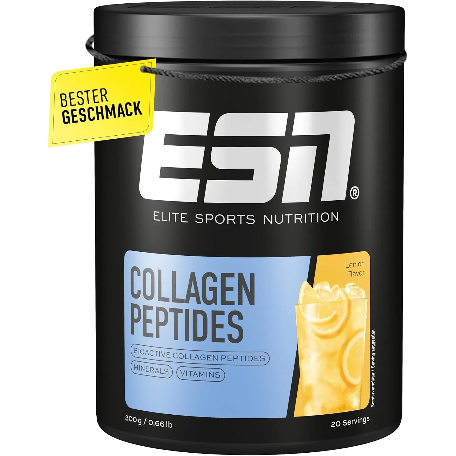 ESN Collagen Peptides, Lemon, 300 g