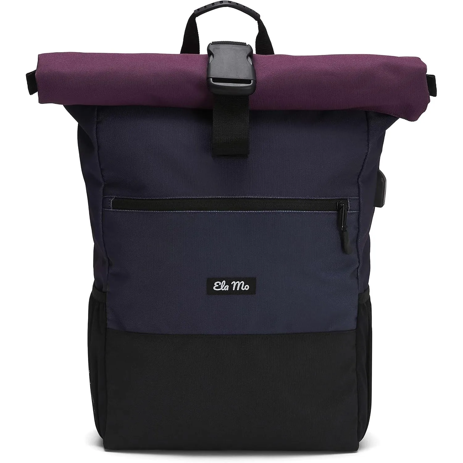 Ela Mo® Rolltop Rucksack Damen - Rollrucksack Anti Diebstahl für Sport & Reisen - Laptoprucksack für Schule, Uni, Busin…