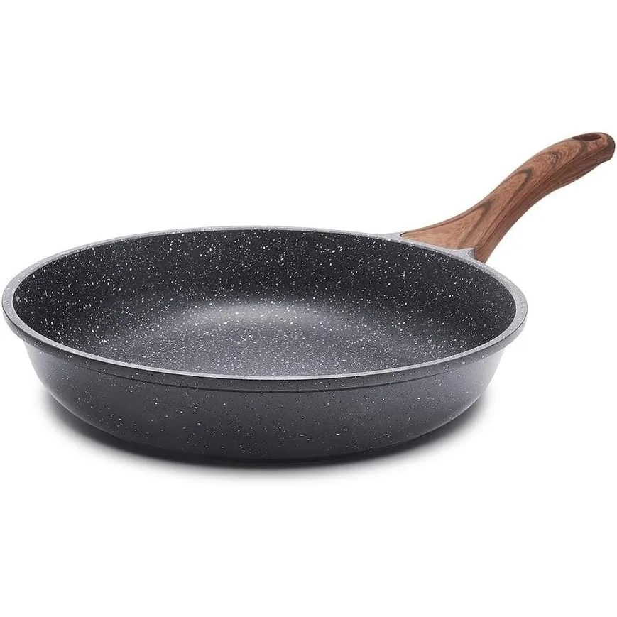 SENSARTE 20cm Schweizer Granit Beschichtung Antihaft Bratpfanne Skillet | Induktion Omelette Pfanne, Gesunde Stein Koch…