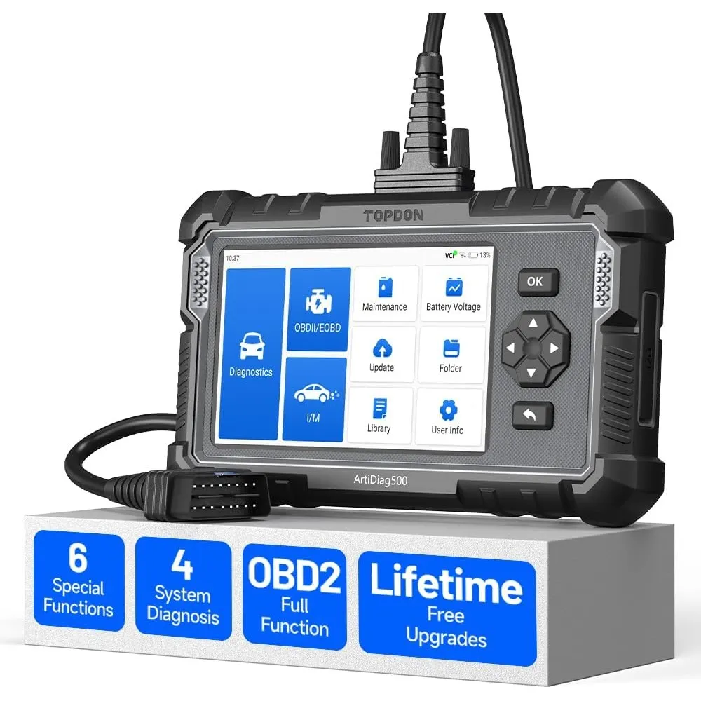 TOPDON ArtiDiag 500 OBD2 Diagnosegerät Auto für 4 Kfz-Systemdiagnose