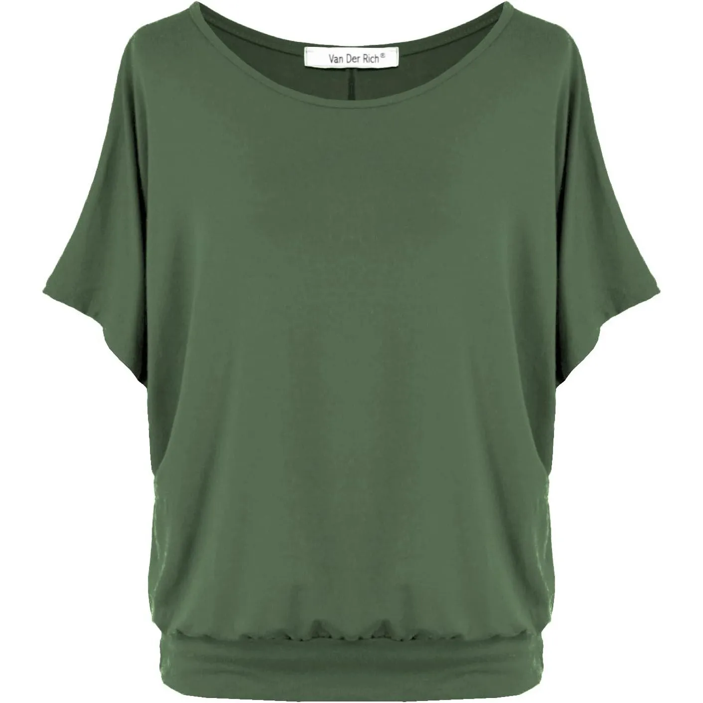 Van Der Rich ® - Oversize T-Shirt mit Fledermausärme - Damen
