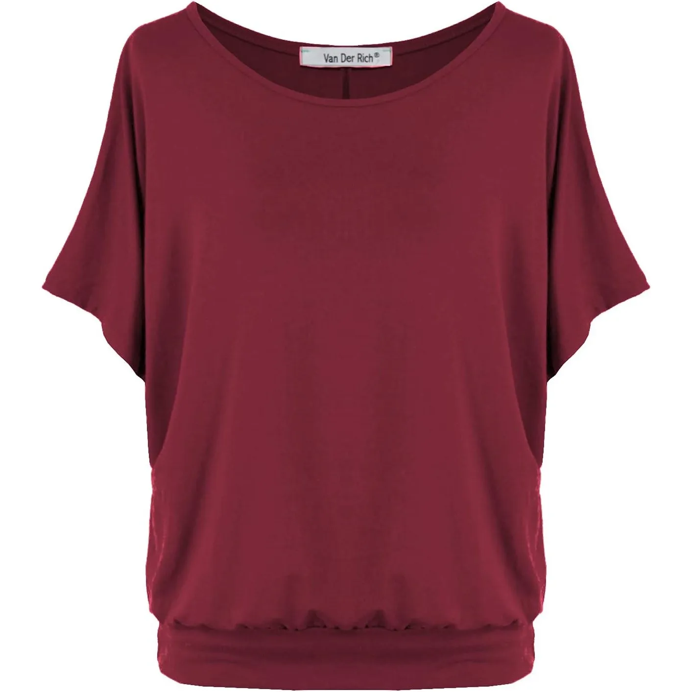 Van Der Rich ® - Oversize T-Shirt mit Fledermausärme - Damen