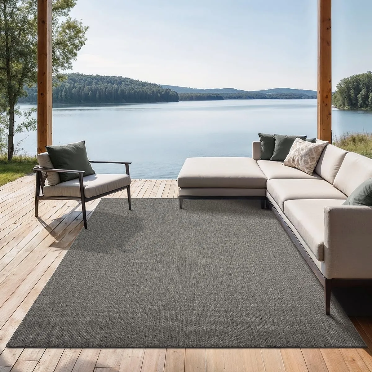 the carpet Mistra – Outdoor Teppich, Wetterfest, UV-beständig & pflegeleicht, für Balkon, Terrasse & Garten, auch für W…