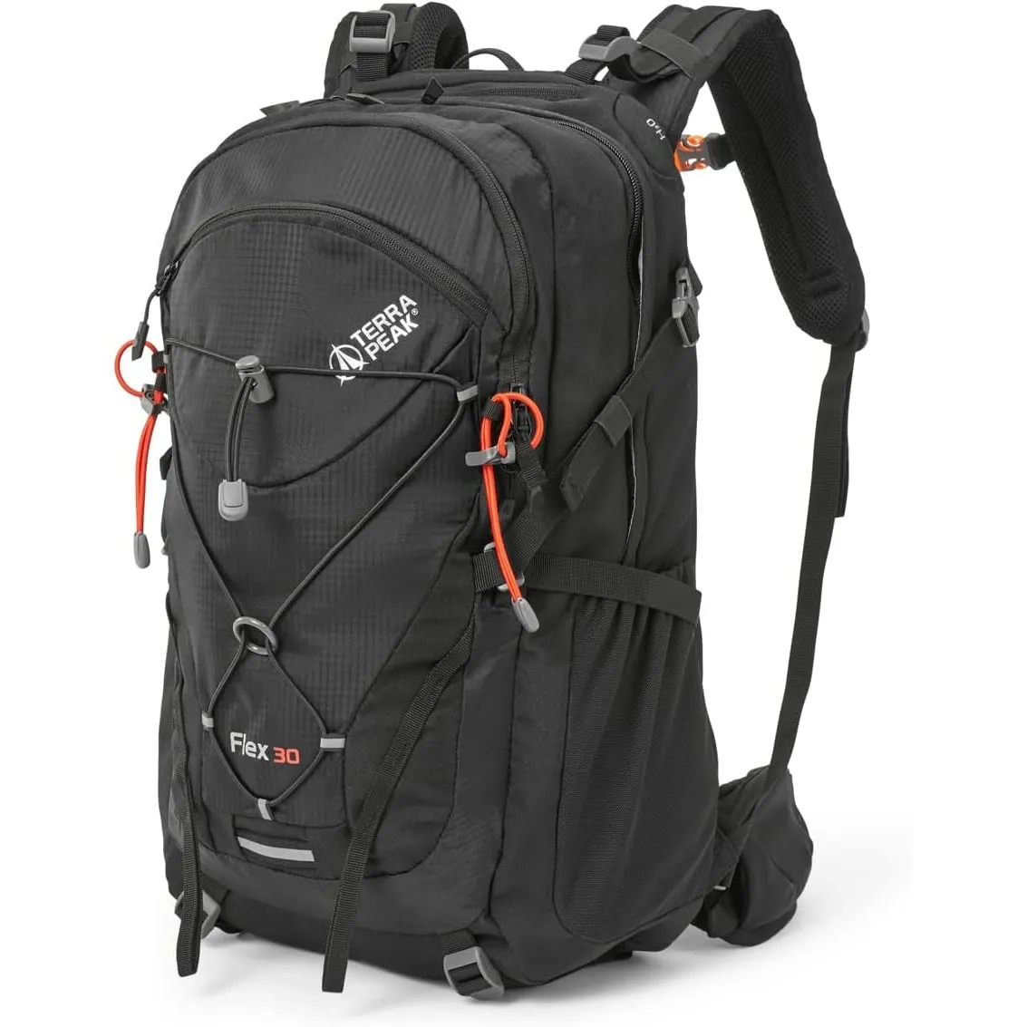 Terra Peak® Premium Wanderrucksack 30L (FLEX 30) für Damen & Herren mittelgroß mit Rückenbelüftung, Regenschutz & Trink…