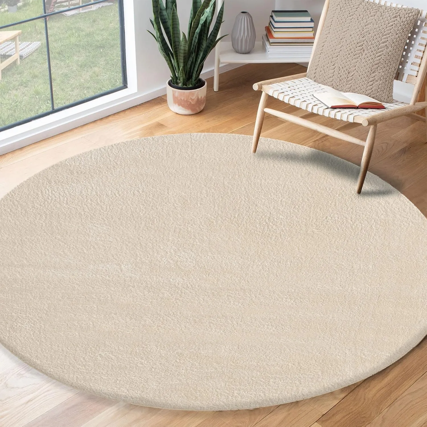 the carpet Relax Moderner Flauschiger Kurzflor Teppich, Anti-Rutsch Unterseite, Waschbar bis 30 Grad, Super Soft, Fello…