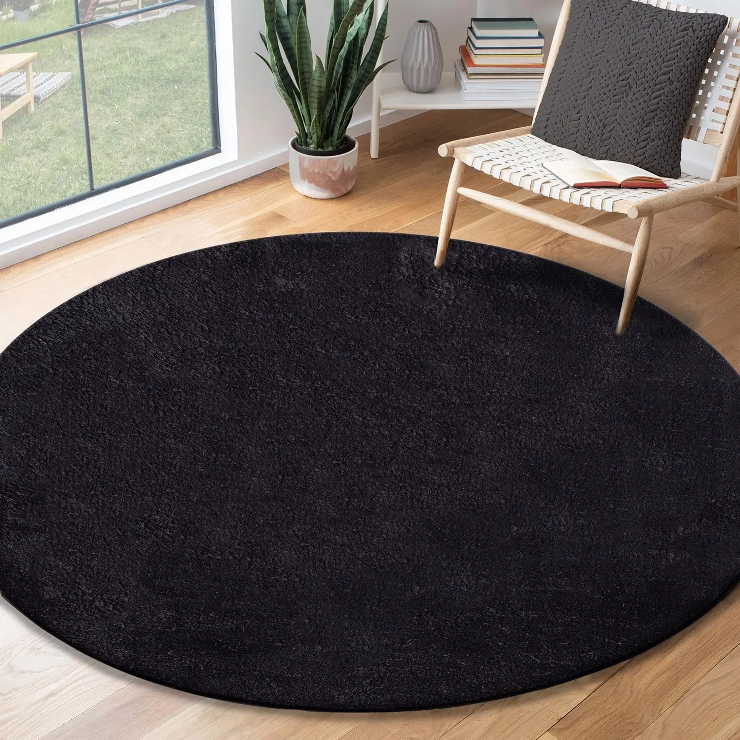 the carpet Relax Moderner Flauschiger Kurzflor Teppich, Anti-Rutsch Unterseite, Waschbar bis 30 Grad, Super Soft, Fello…