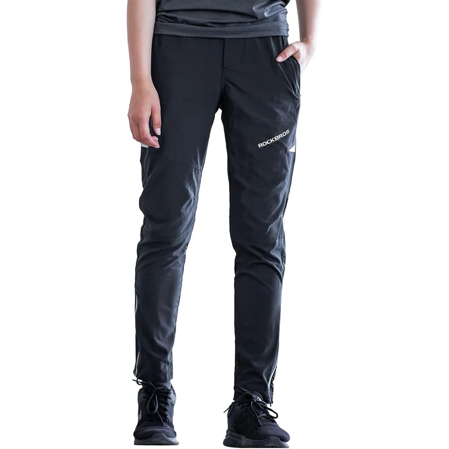 ROCKBROS Herren Fahrradhose Atmungsaktiv Lang Radlerhose Laufhose