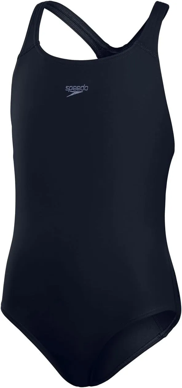 Speedo Girls' Eco Endurance+ Medalist Swimsuit, Chlorine Resistant, Recycled Material, Comfortable Fit, Swimming Lesson…