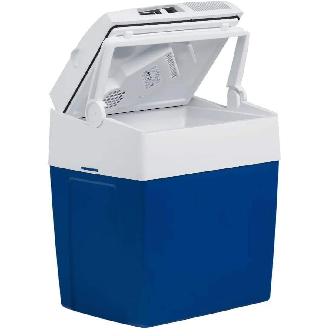 Mobicool ME27 elektrische Kühlbox, 12V und 230V, 26L, blau - Mini-Kühlschrank für Auto, Camping, Urlaub, Boot, Festival…