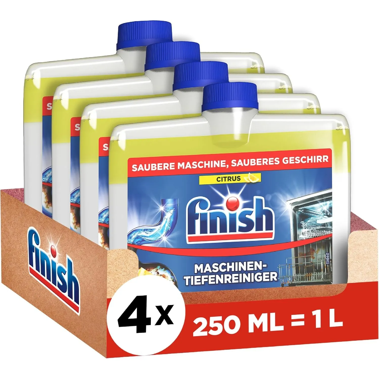 Finish Citrus Maschinentiefenreiniger 4 x 250 ml