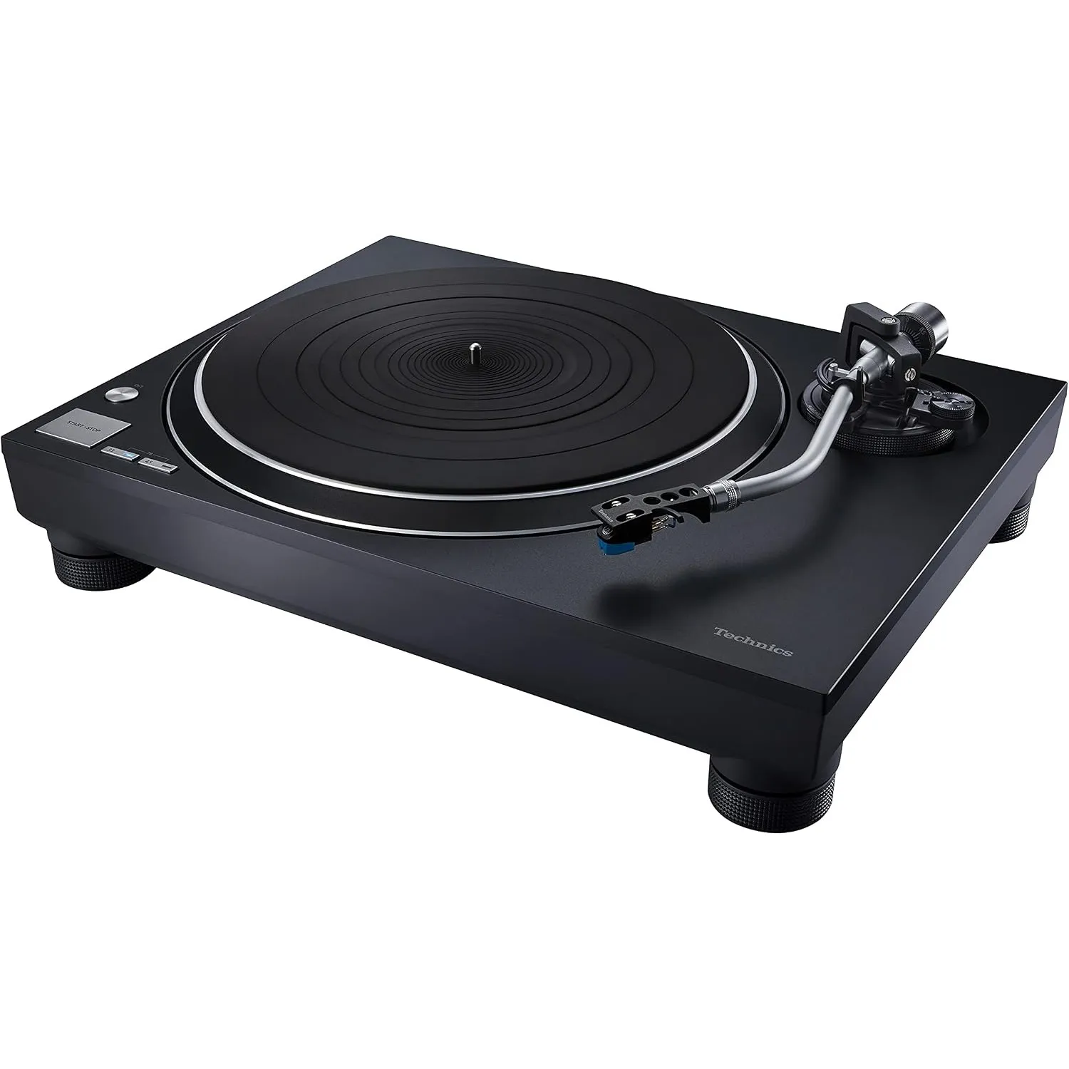 Technics SL-100C Plattenspieler mit Direktantrieb, AT-VM95C Tonabnehmer, Autolift, 3 Geschwindigkeiten, Staubschutz, PH…