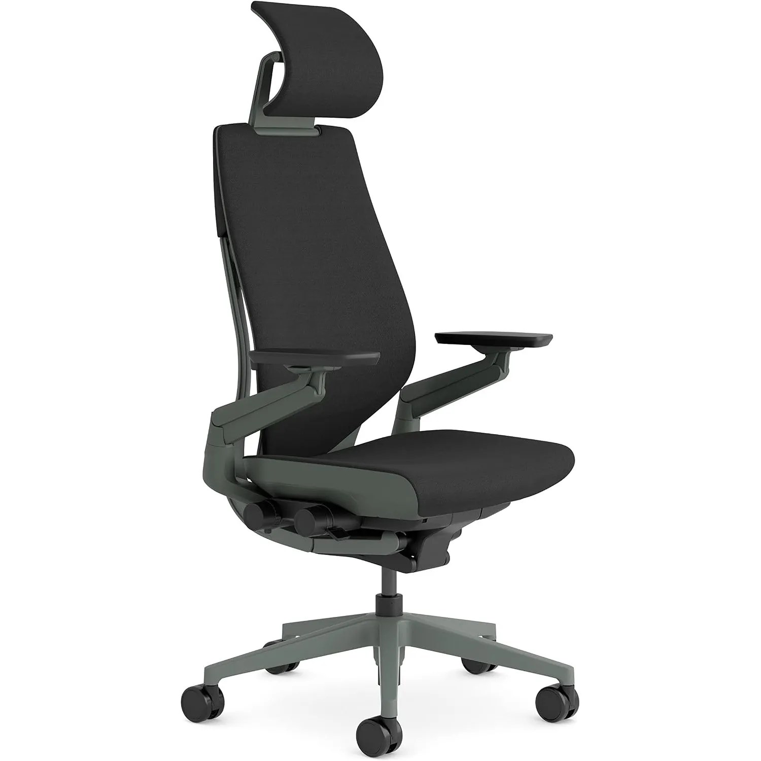 Steelcase Ergonomischer Bürostuhl: Gesture, Kopfstütze, Onyx