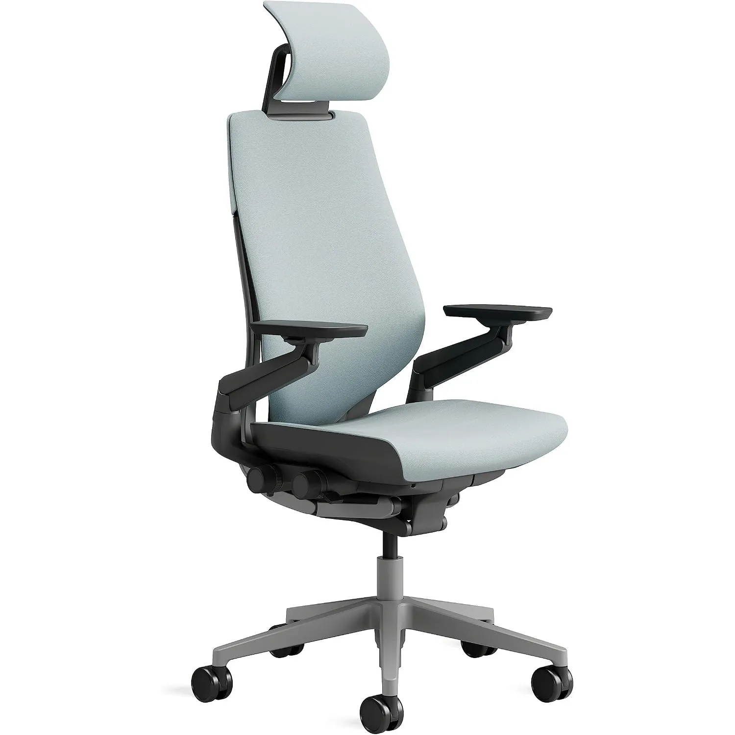 Steelcase Ergonomischer Bürostuhl: Gesture, Kopfstütze, Sturmhorizont