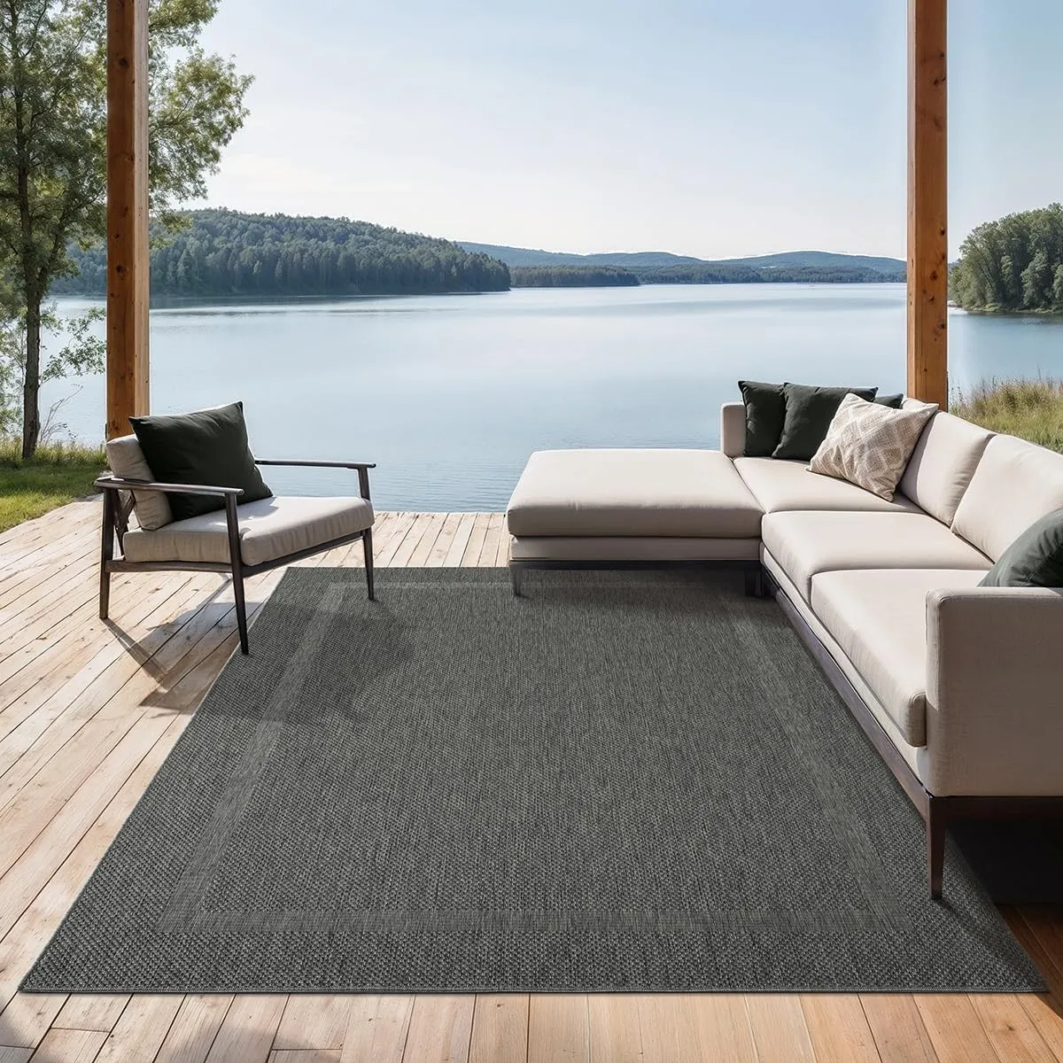 the carpet Mistra – Outdoor Teppich, Wetterfest, UV-beständig & pflegeleicht, für Balkon, Terrasse & Garten, auch für W…