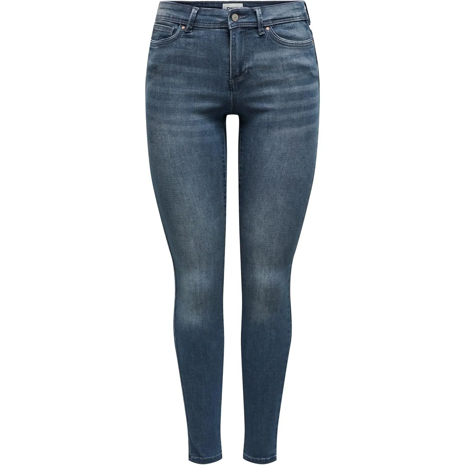 ONLY Female Skinny Jeans ONLWAUW Mittlere Taille Skinny Fit Jeans