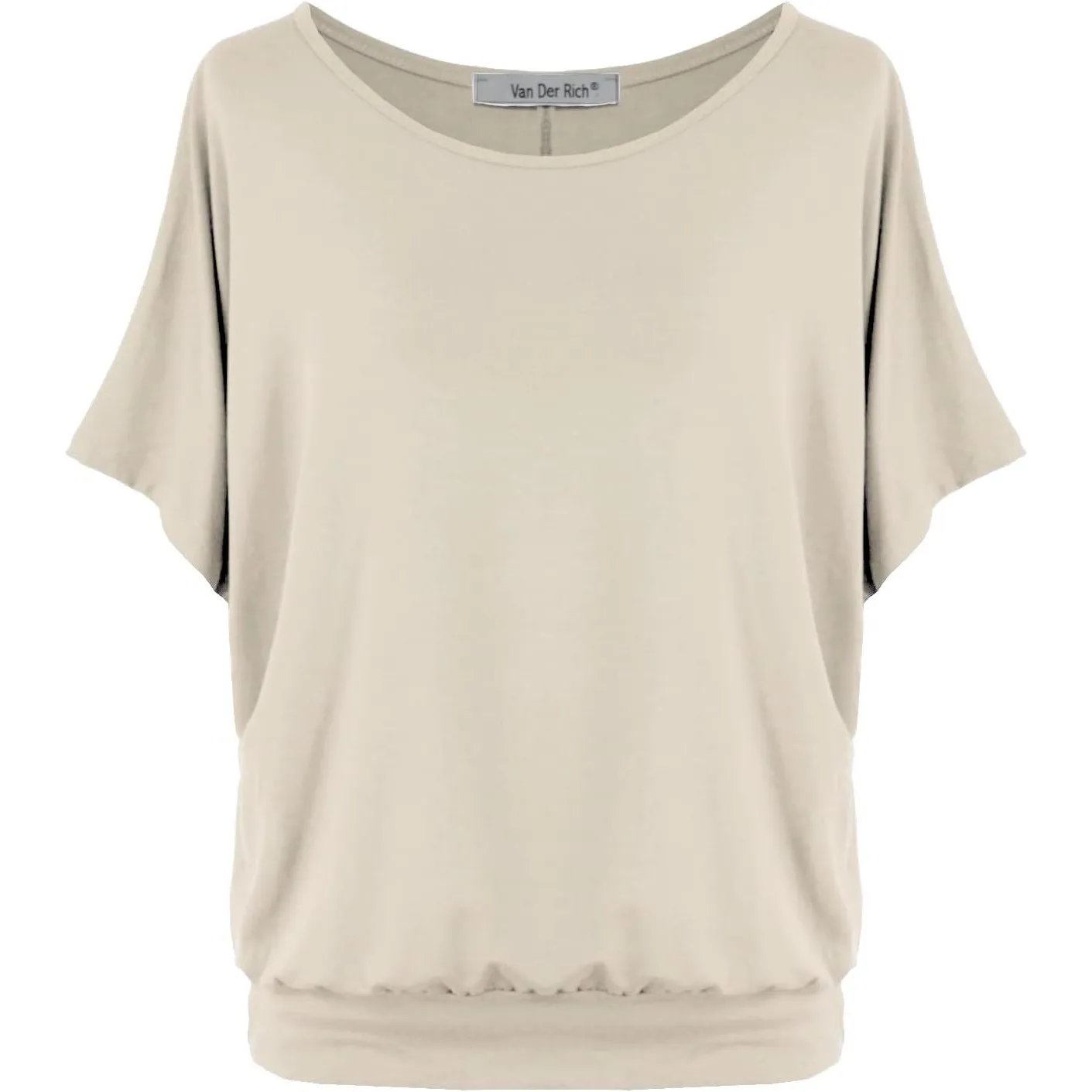 Van Der Rich ® - Oversize T-Shirt mit Fledermausärme - Damen