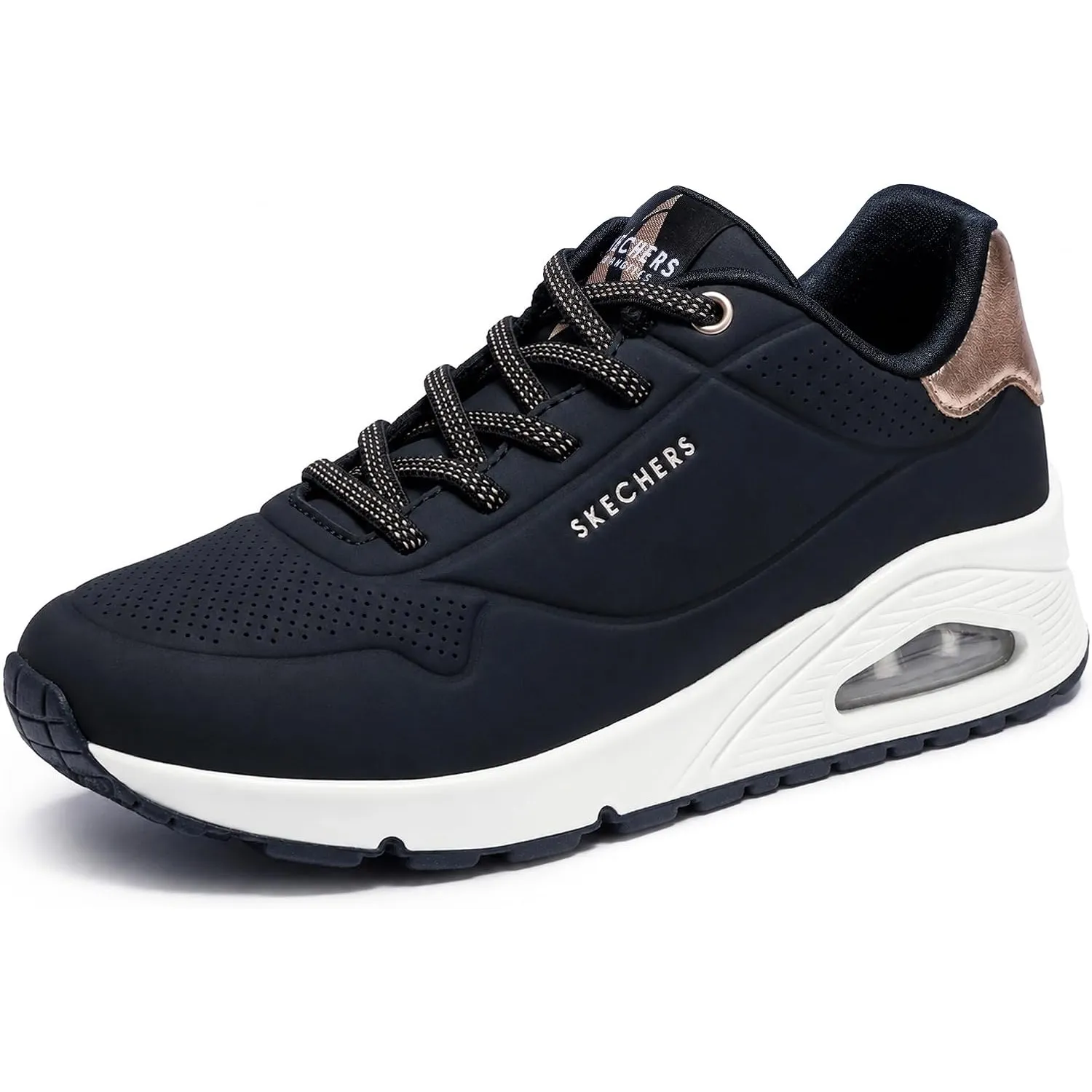 Skechers Damen UNO Shimmer Away Sneaker