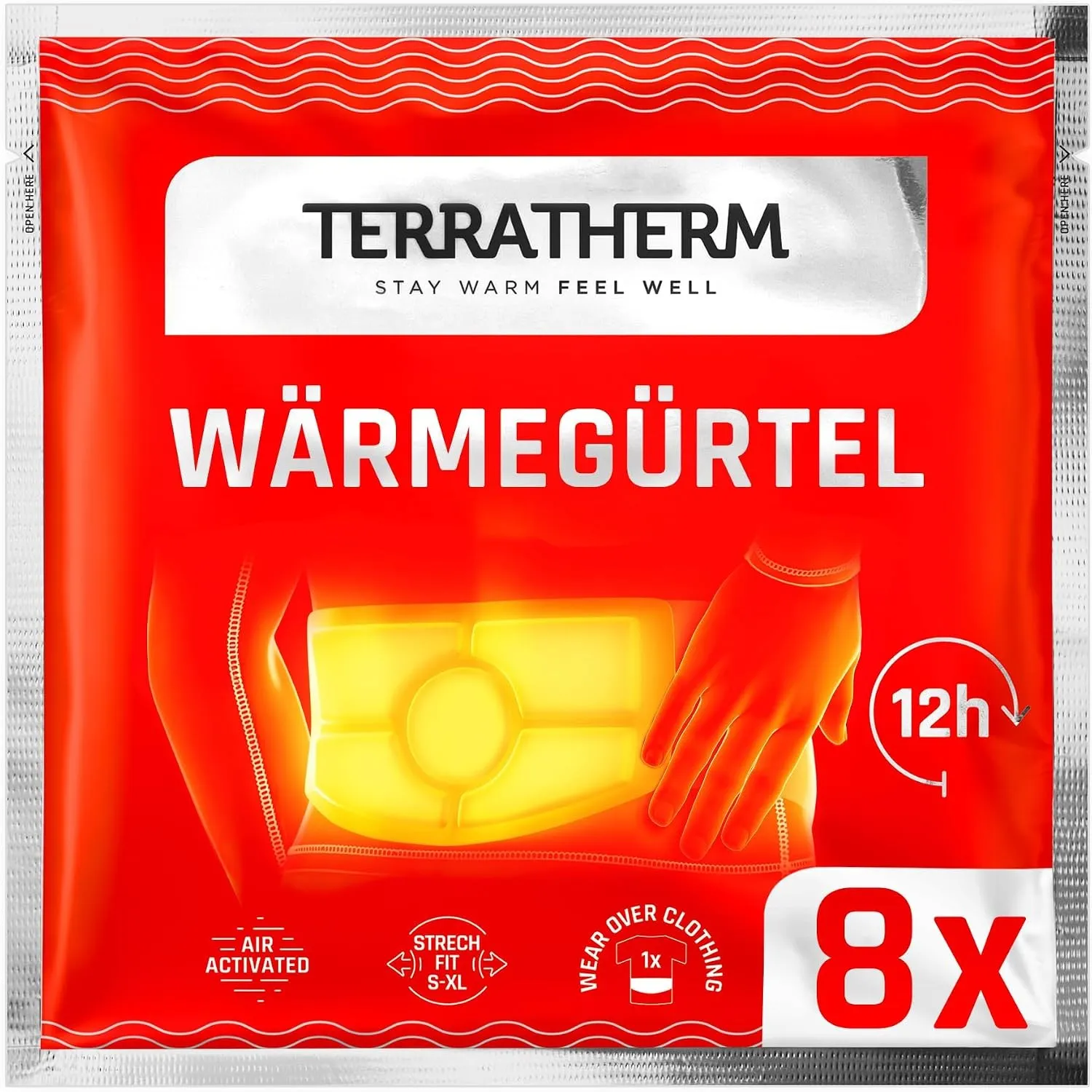 TerraTherm Wärmegürtel luftaktiviert, 12h wohlige Tiefenwärme