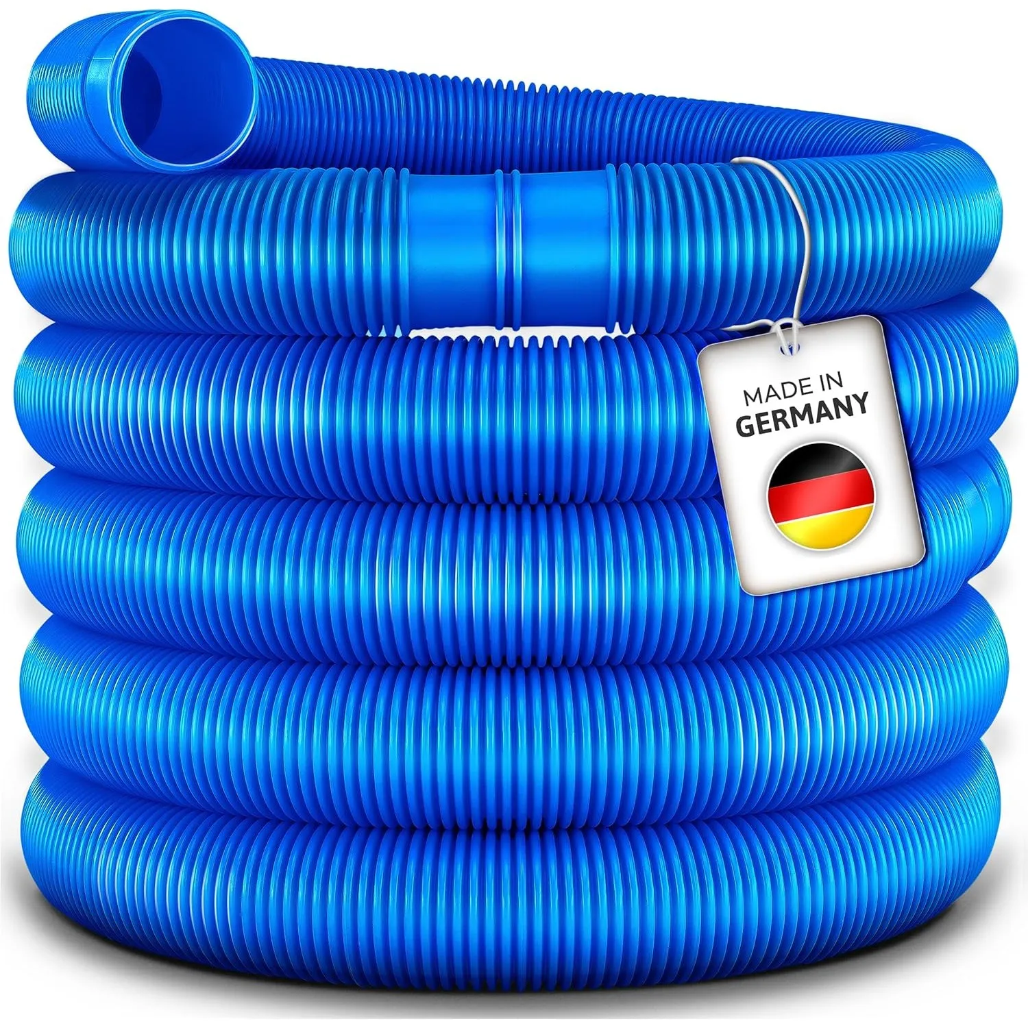 tillvex Poolschlauch Made in Germany | Schwimmbadschlauch mit Muffen | Solarschlauch für Pool und Schwimmbecken | Saugs…