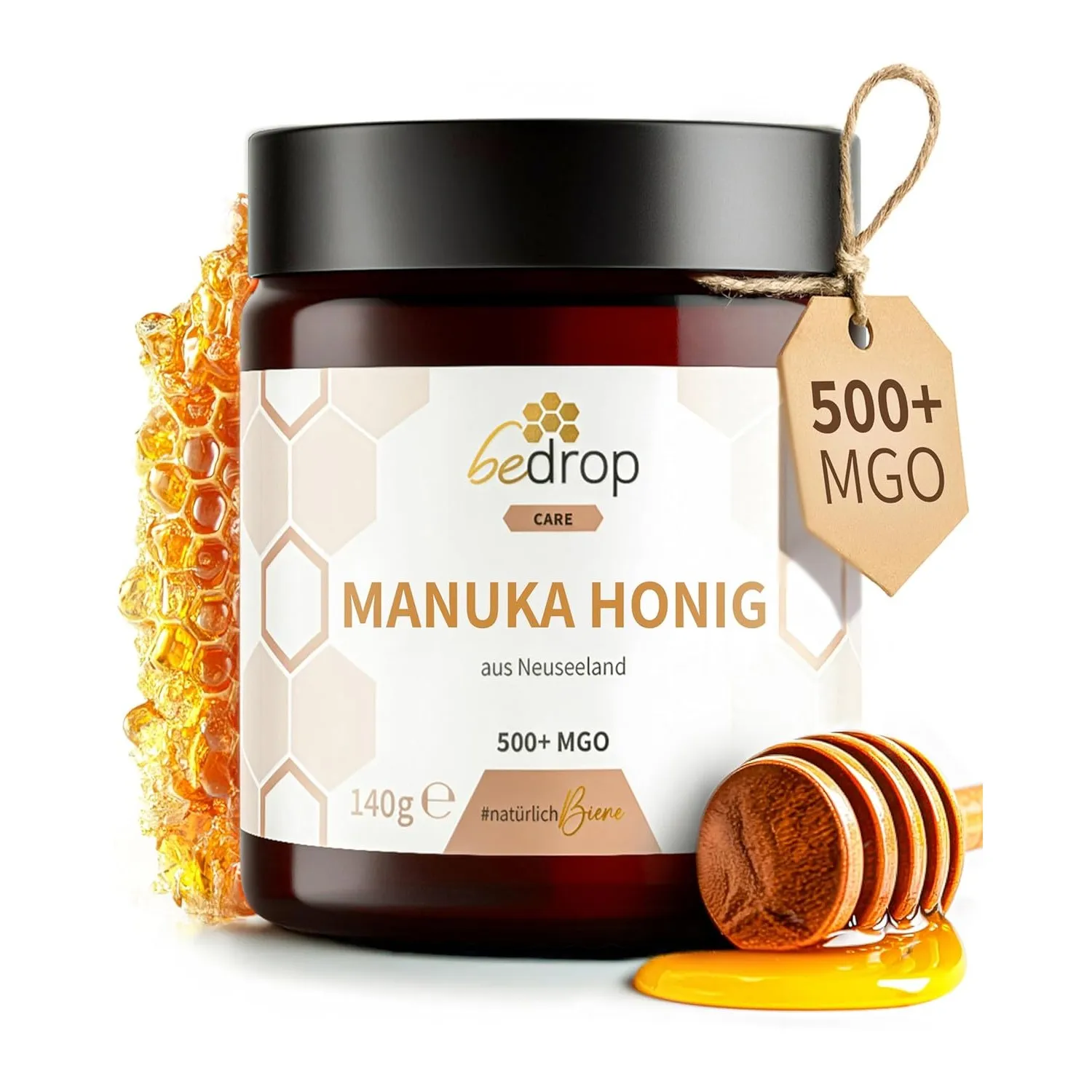 bedrop Manuka Honig mit MGO 500+ - 140g