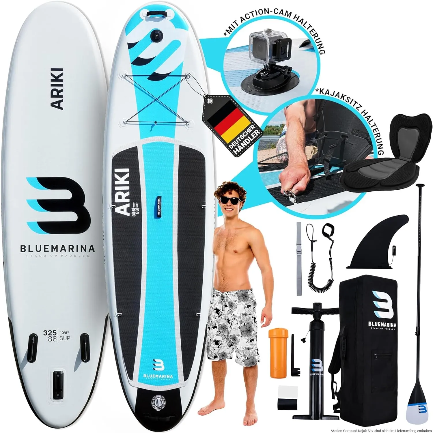 Bluemarina Stand Up Paddling Board Ariki | SUP - 𝟓 𝐉𝐀𝐇𝐑𝐄 𝐆𝐀𝐑𝐀𝐍𝐓𝐈𝐄 - SUP Board - Stand Up Paddle - Standup Paddle Board …