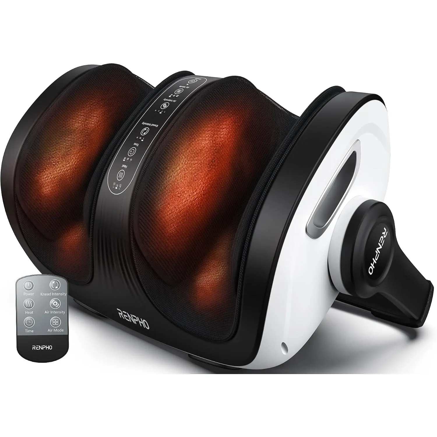 RENPHO 4-in-1 Shiatsu Fuß- & Wadenmassagegerät, Fußmassagegerät mit Wärme