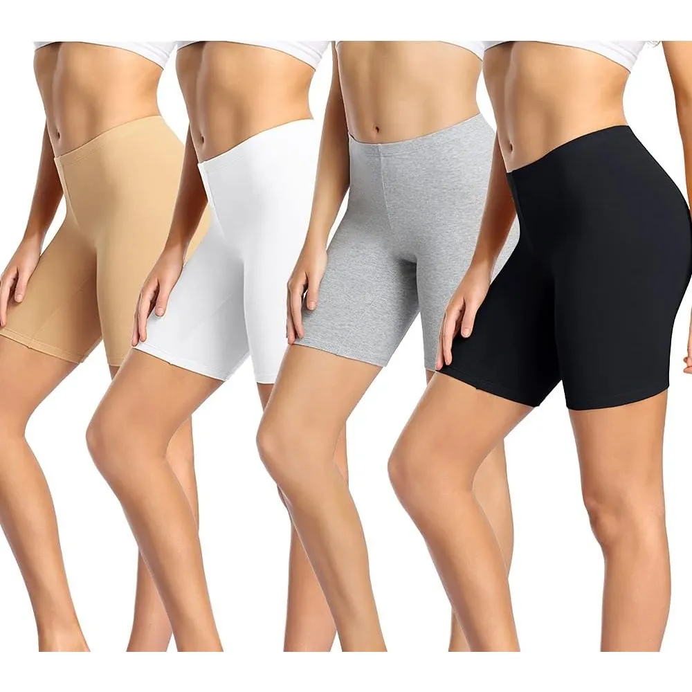 wirarpa Radlerhose Damen Kurz Baumwolle Boxershorts Damen | Unter Kleid, Unterhosen mit Bein, Anti Scheuern, Kurze Legg…