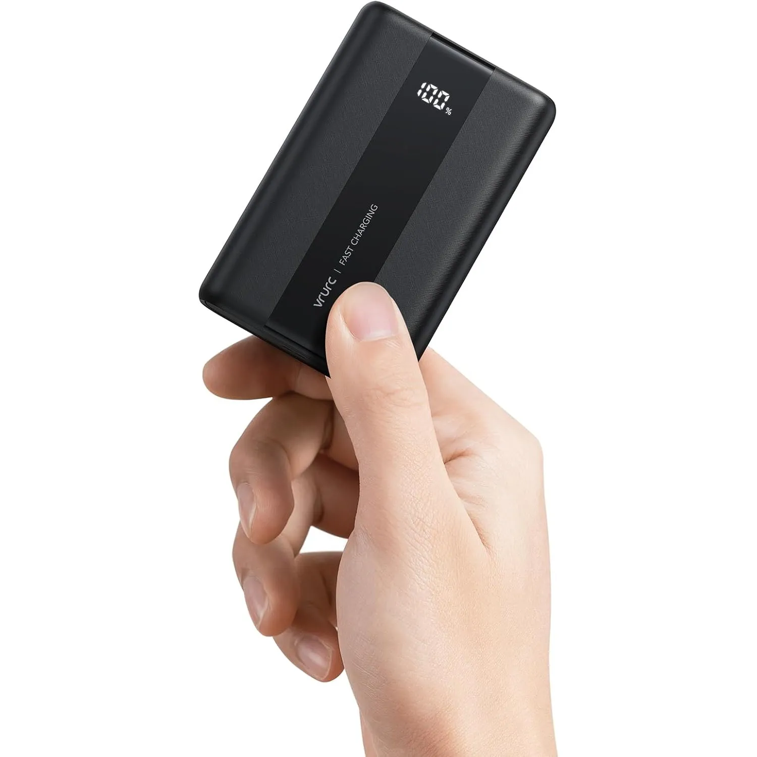 VRURC Power Bank 20000mAh – Kleiner & tragbarer externer Akku mit 22,5W QC & PD 3.0 Schnellladen, USB-C, 6 Ports & LED-…