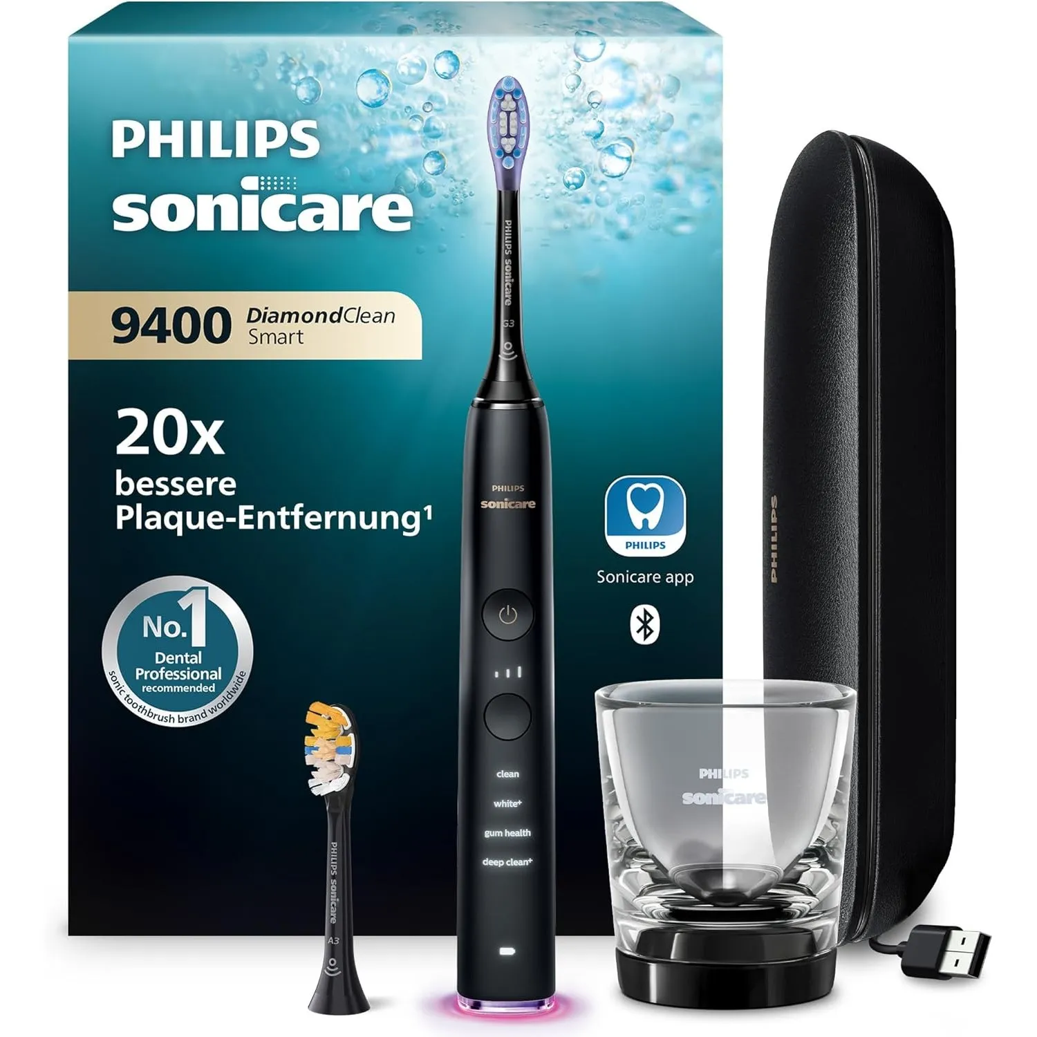 Philips Sonicare DiamondClean Smart 9400 elektrische Zahnbürste