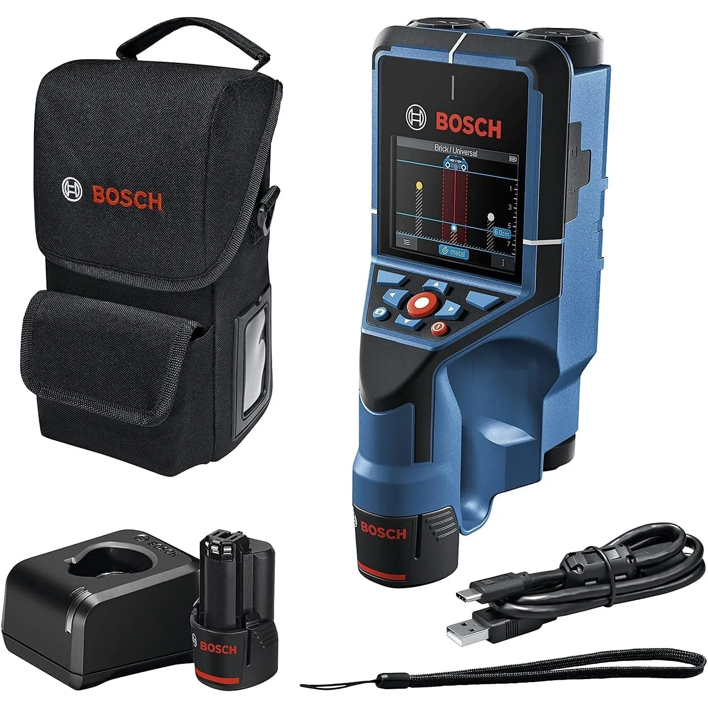 Bosch Professional Leitungssuchgerät D-tect 200 C - Amazon Exclusive Set