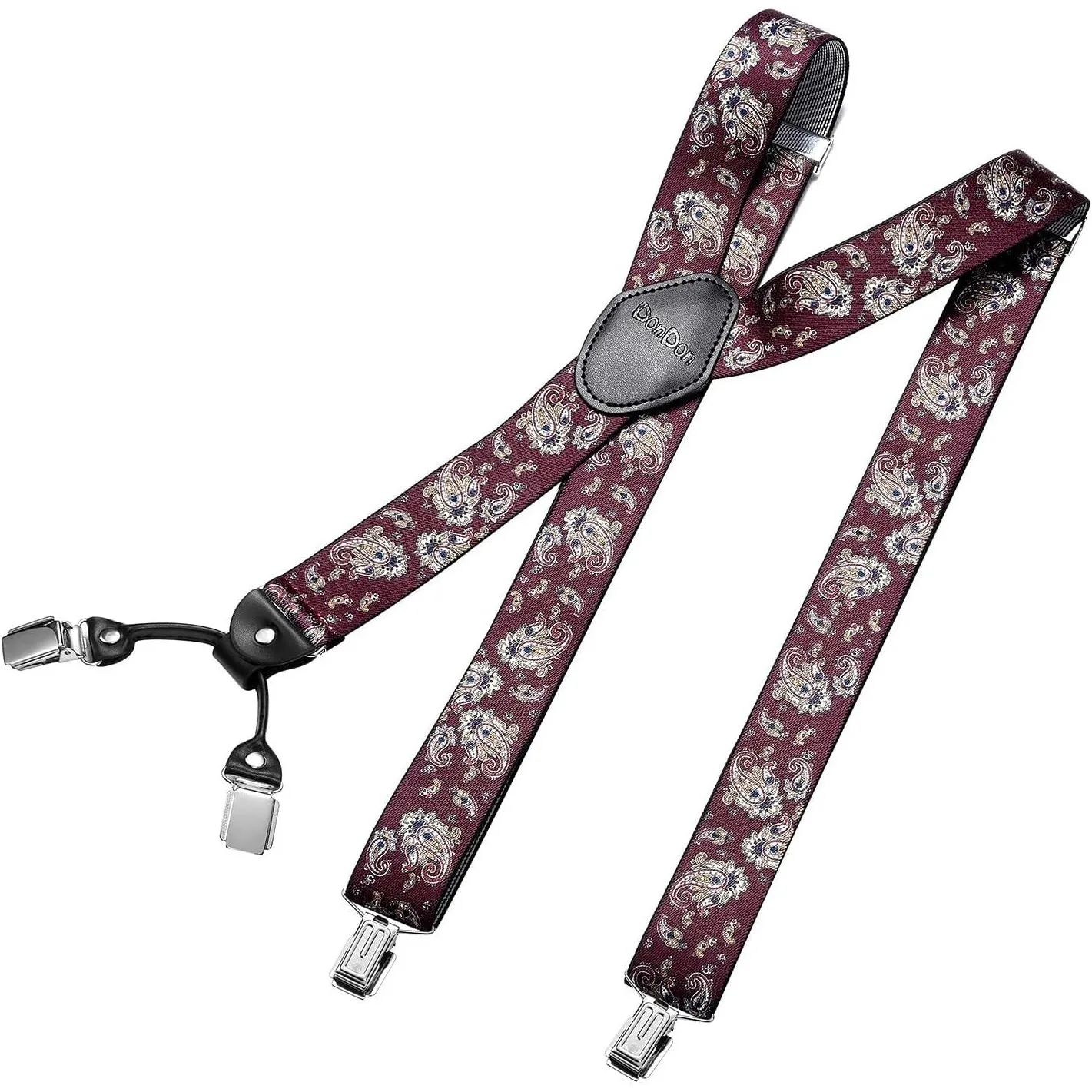 DonDon Hosenträger Herren extra stark 3,5 cm Hosenträger Herren breit in Y-Form lang - Starke Clips passend für Anzug J…