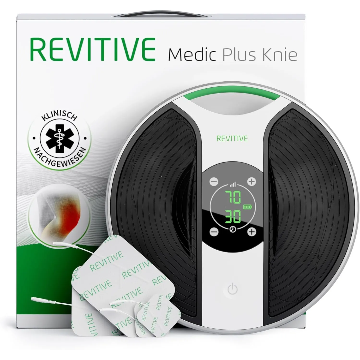Revitive Medic Plus Knie – Medikamentenfreie Linderung von Knieschmerzen zur Förderung von Stabilität, Kraft und Bewegl…
